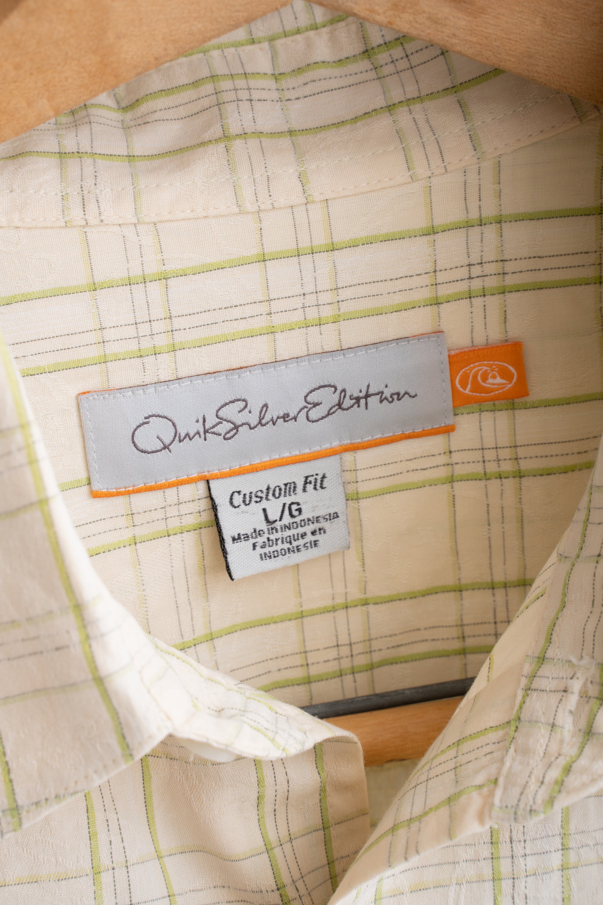 00S QUICK SILVER CHECKED  SHIRT