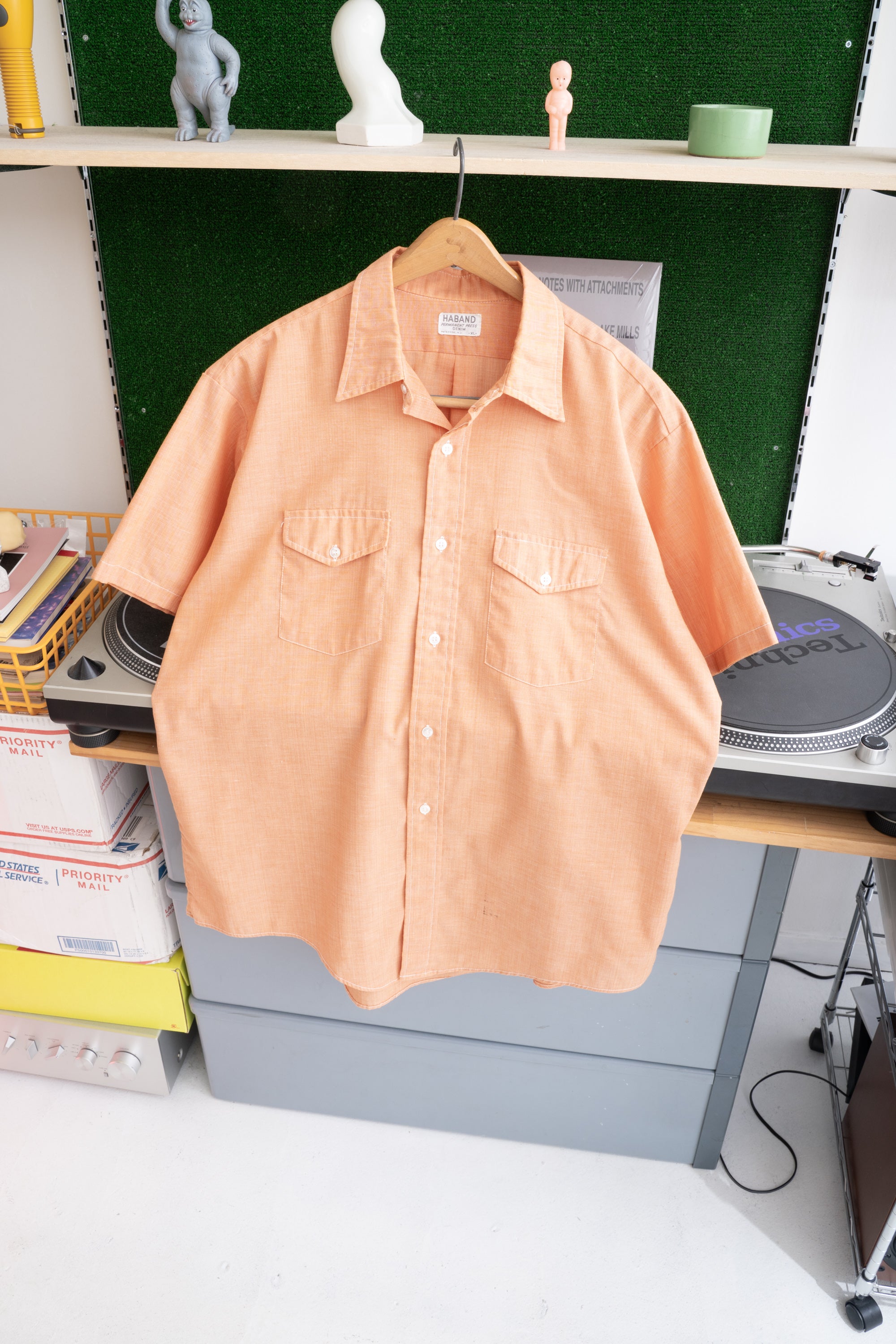 60~70S HABAND CHAMBRAY SHIRT