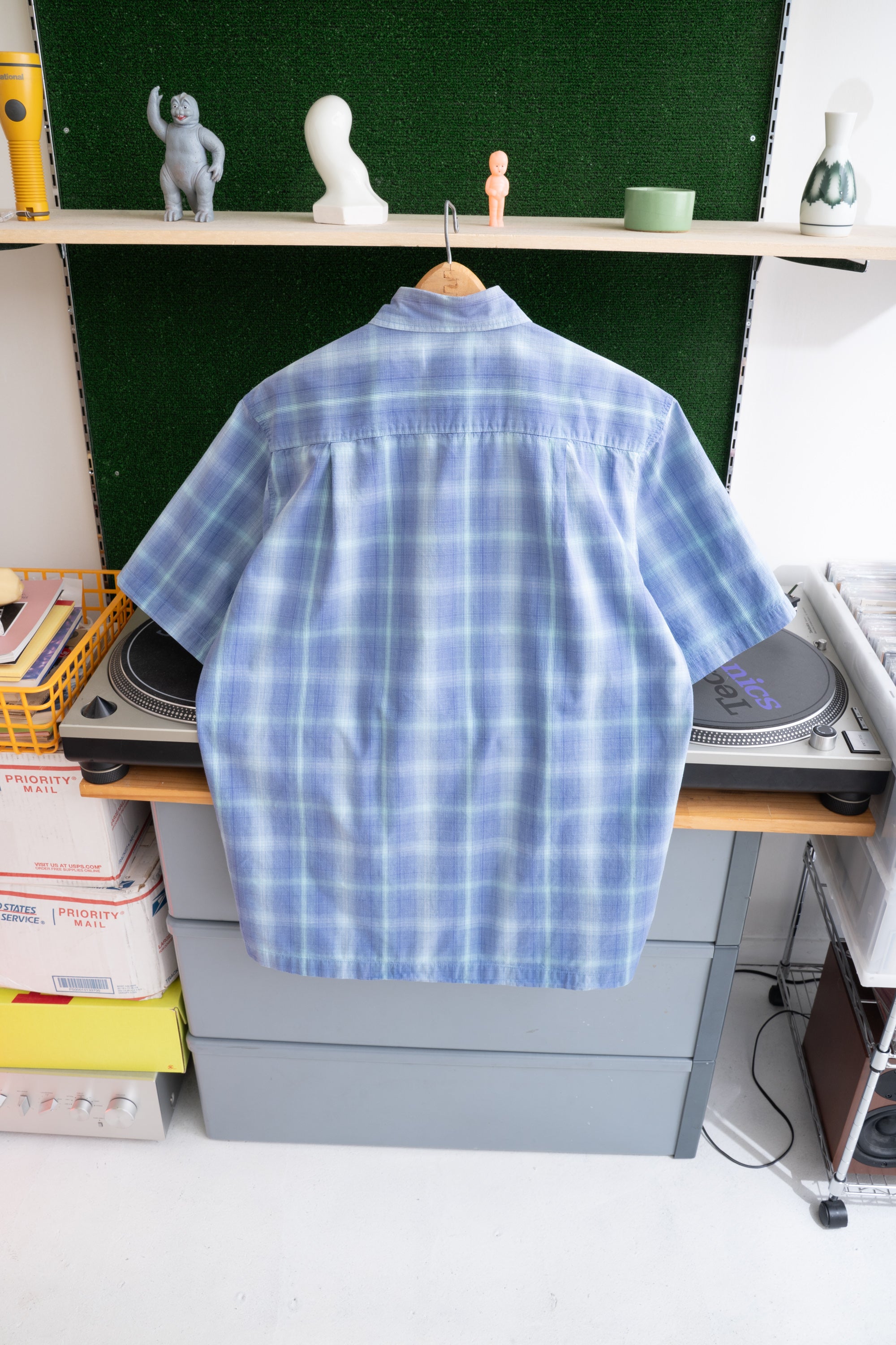 00S PREMIER INTERNATIONAL CHECKED BUTTON DOWN SHIRT