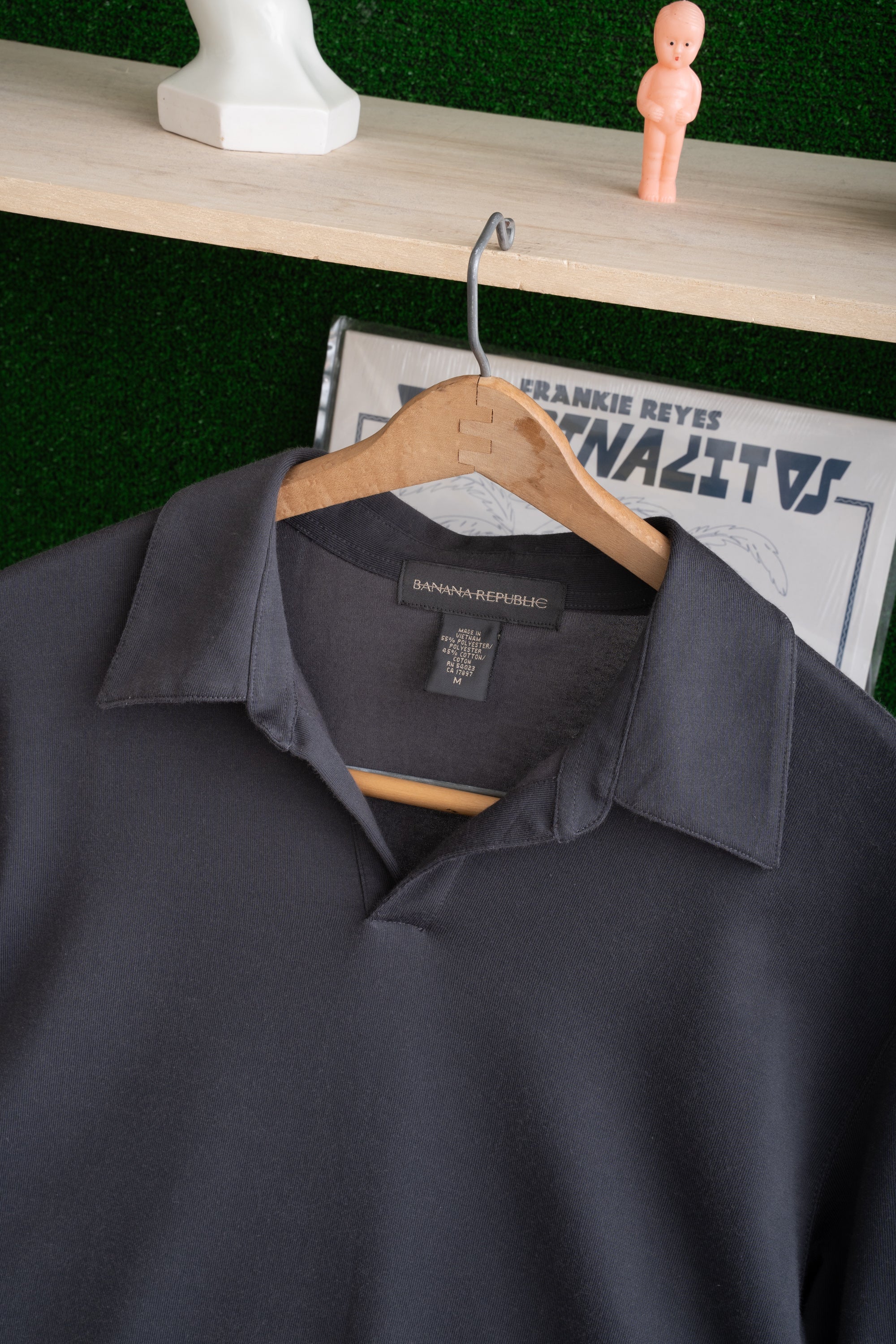 90S BANANA REPUBLIC OPEN COLLAR POLO
