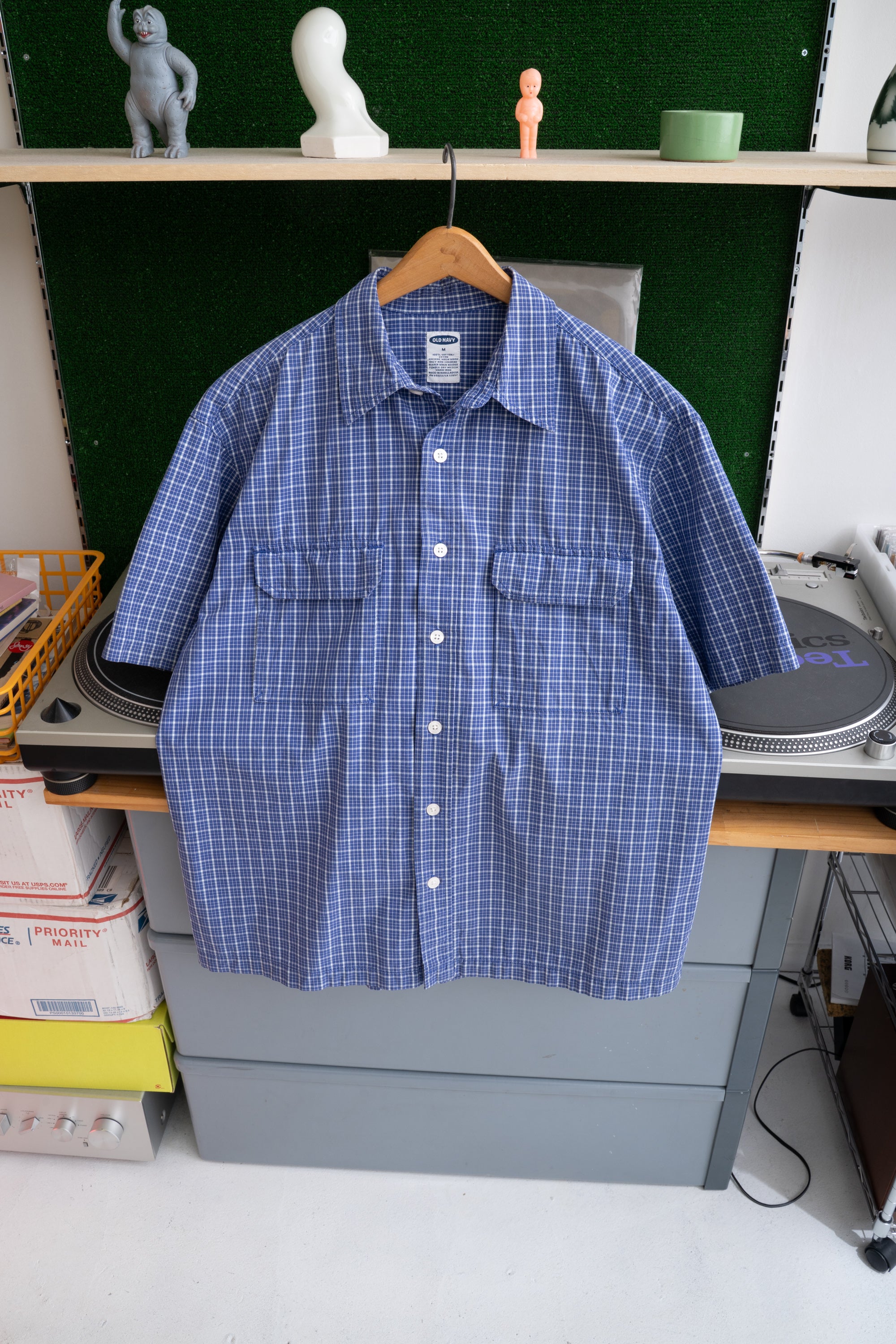 90S OLD NAVY CHECKED SHIRT
