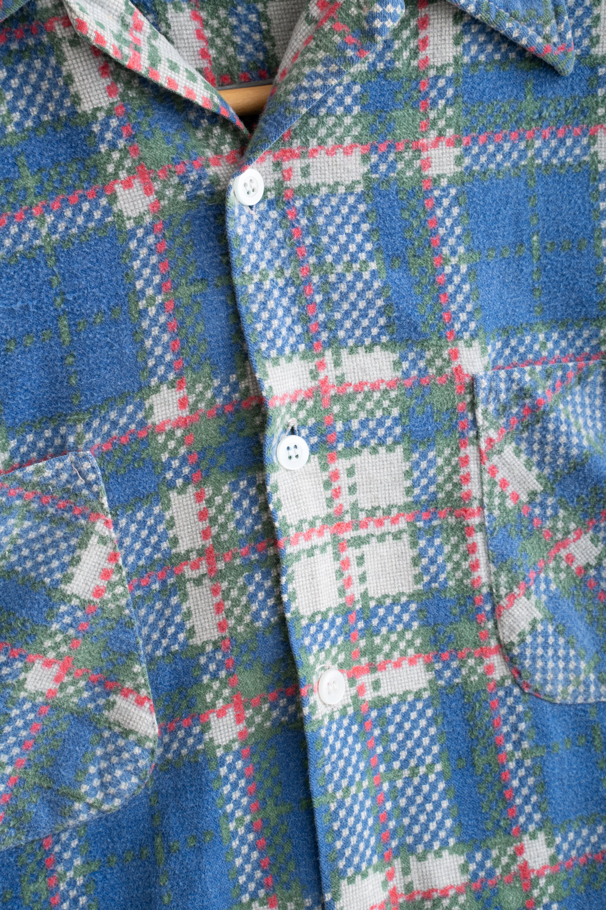 80S ANDREW LEWIS CHECKED  SHIRT