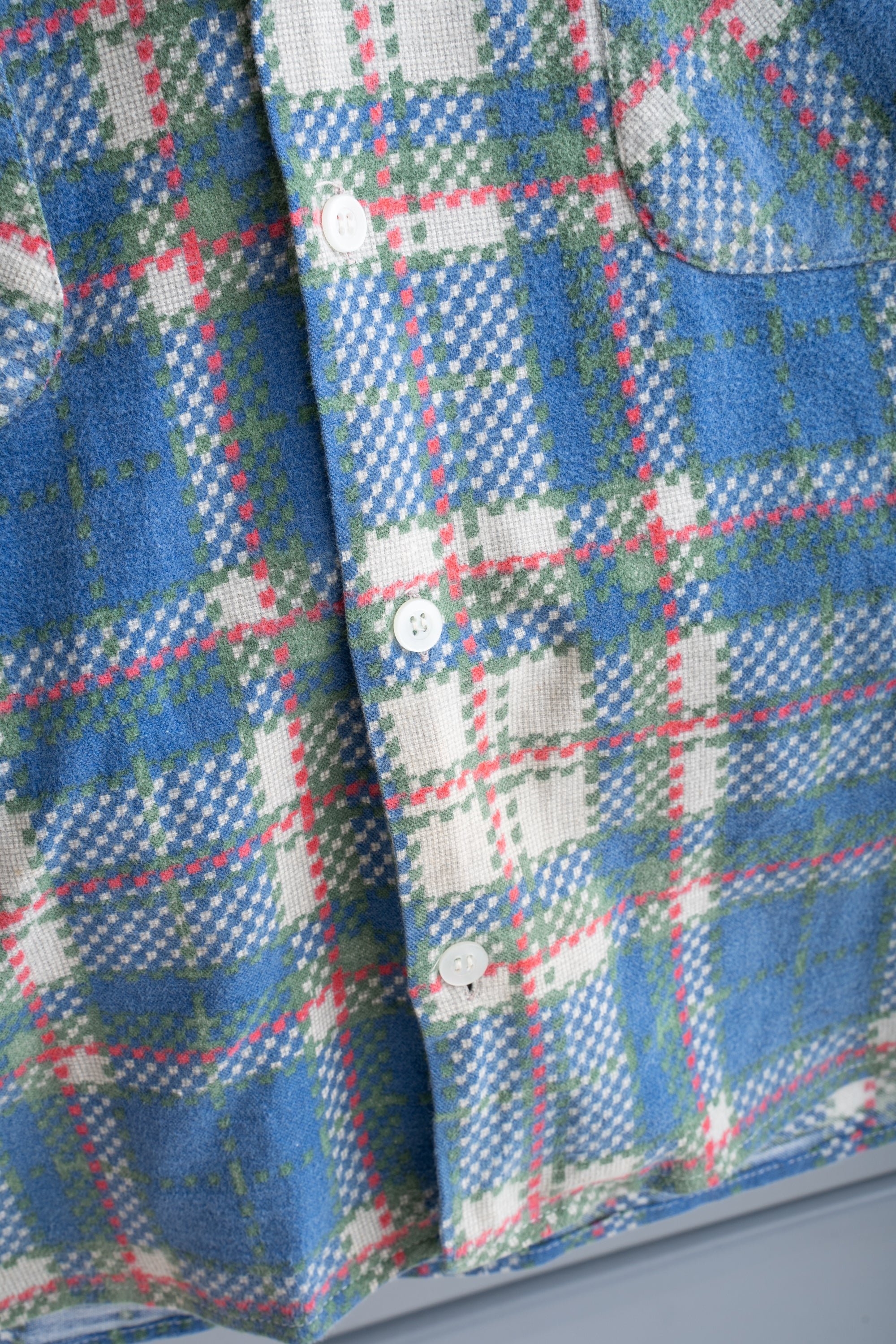 80S ANDREW LEWIS CHECKED  SHIRT
