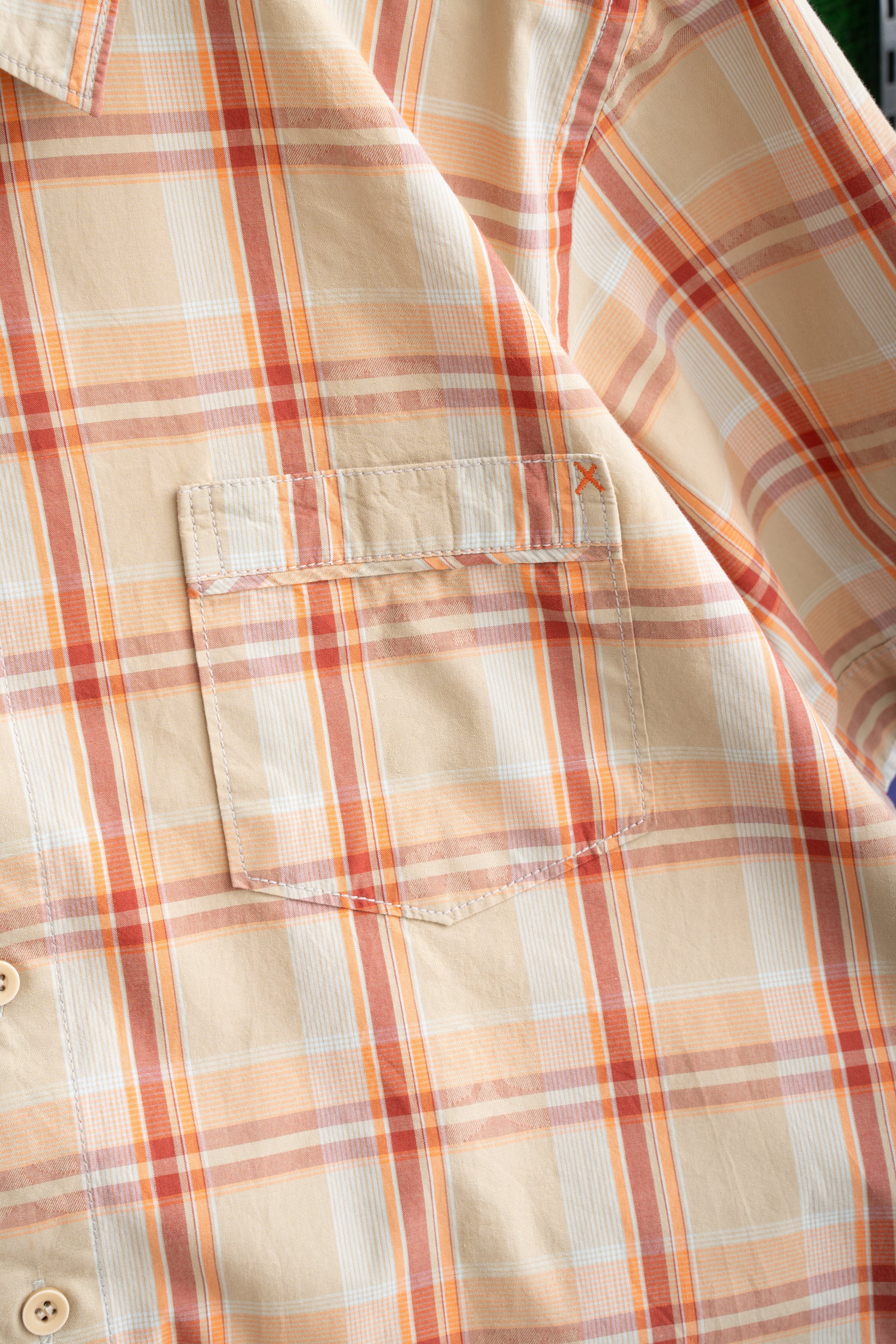 00S QUICK SILVER CHECKED SHIRT
