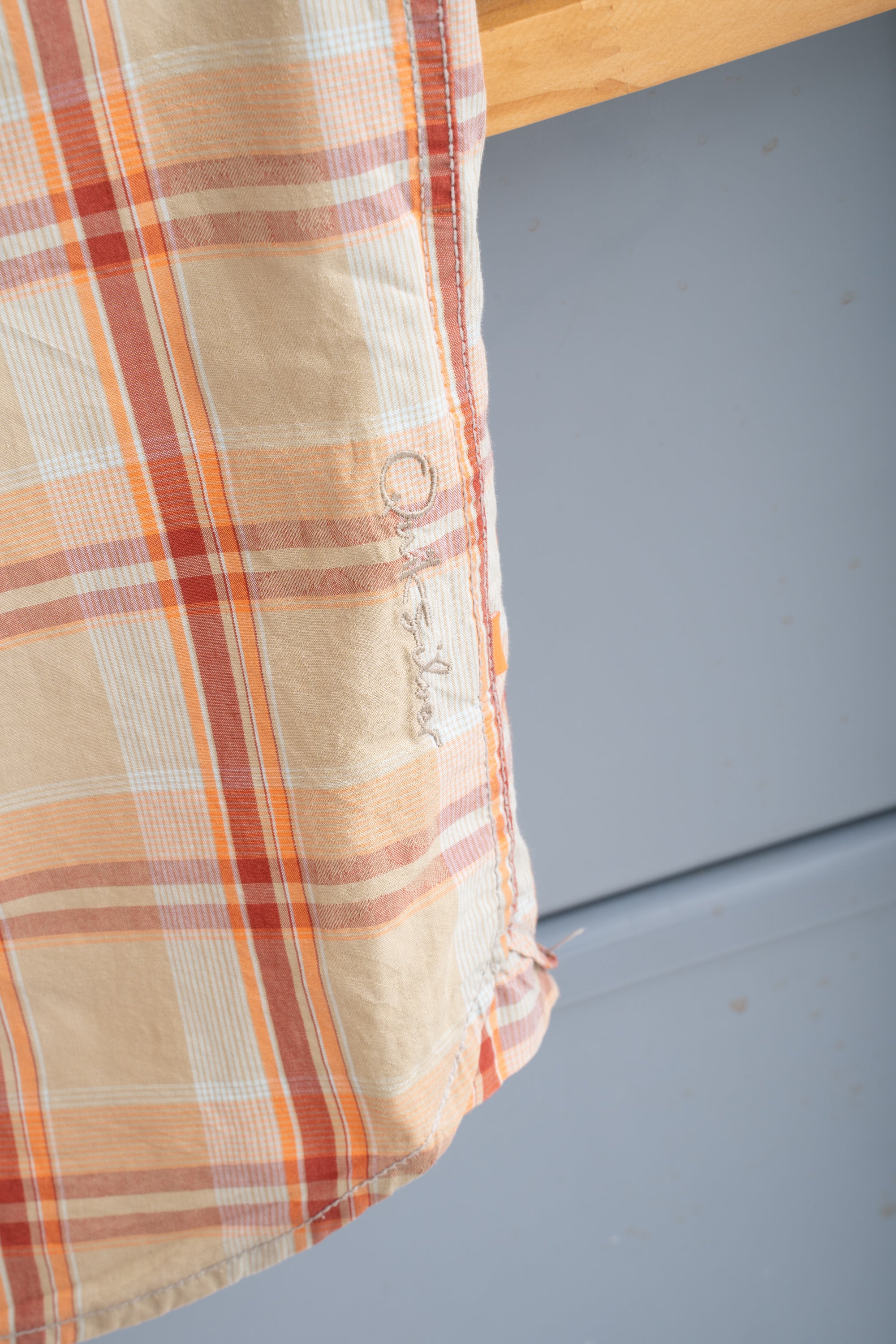 00S QUICK SILVER CHECKED SHIRT