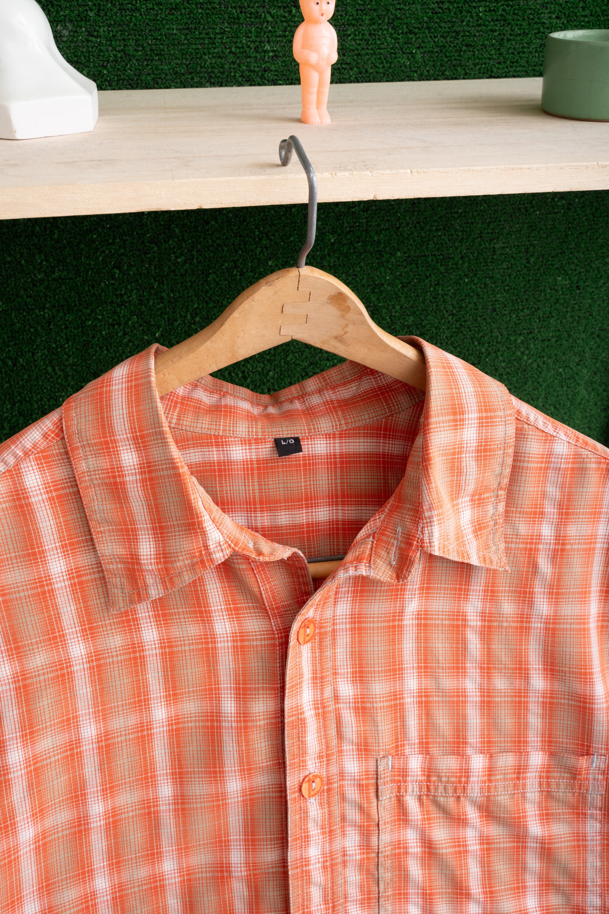 90~00S CHLOROPHYLLE CHECKED SHIRT