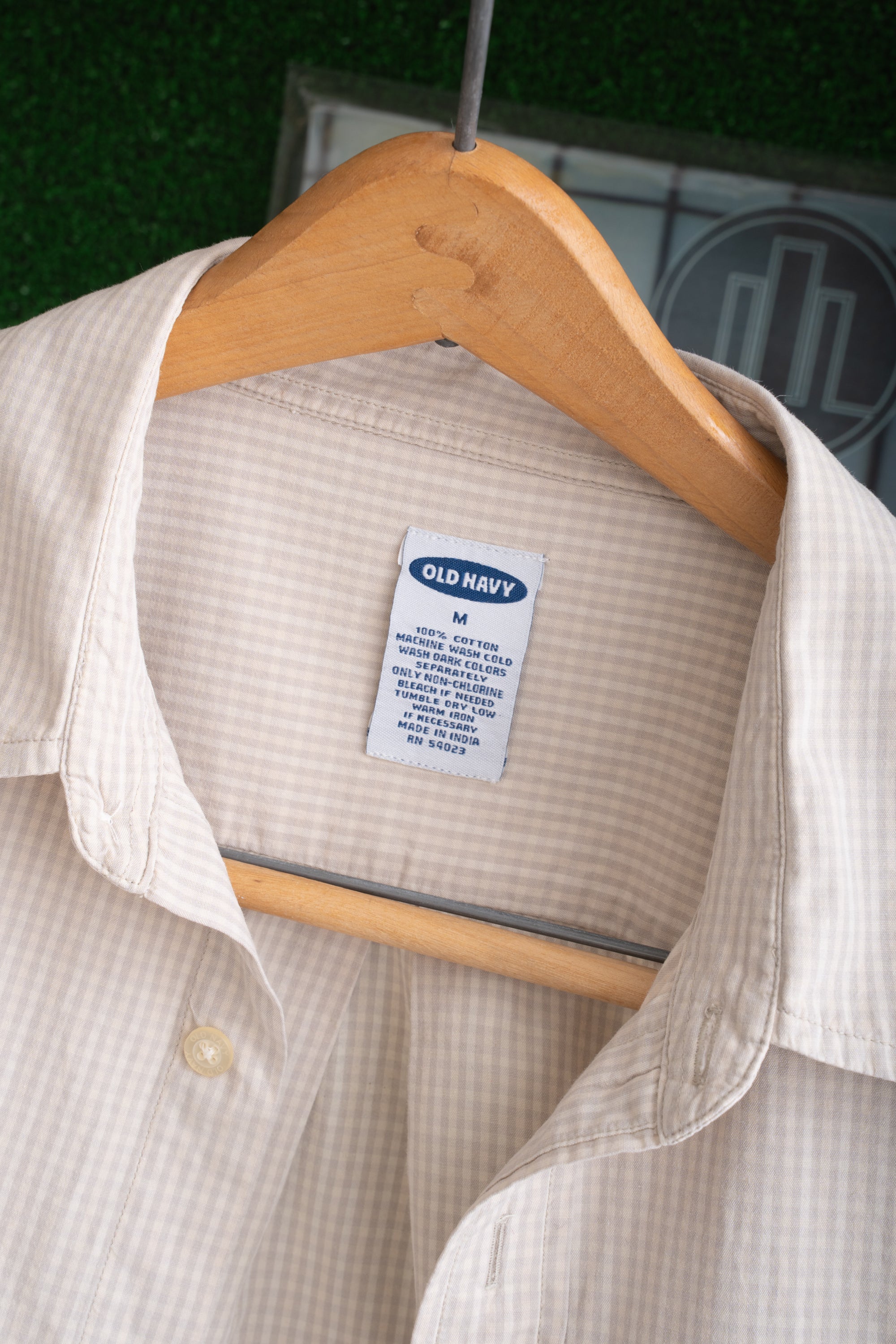 90S OLD NAVY GINGHAM CHECK SHIRT