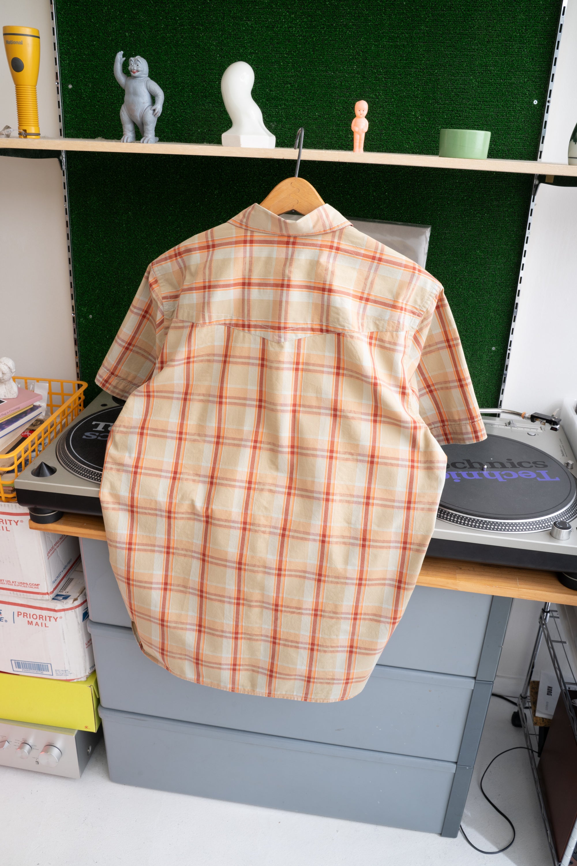 00S QUICK SILVER CHECKED SHIRT