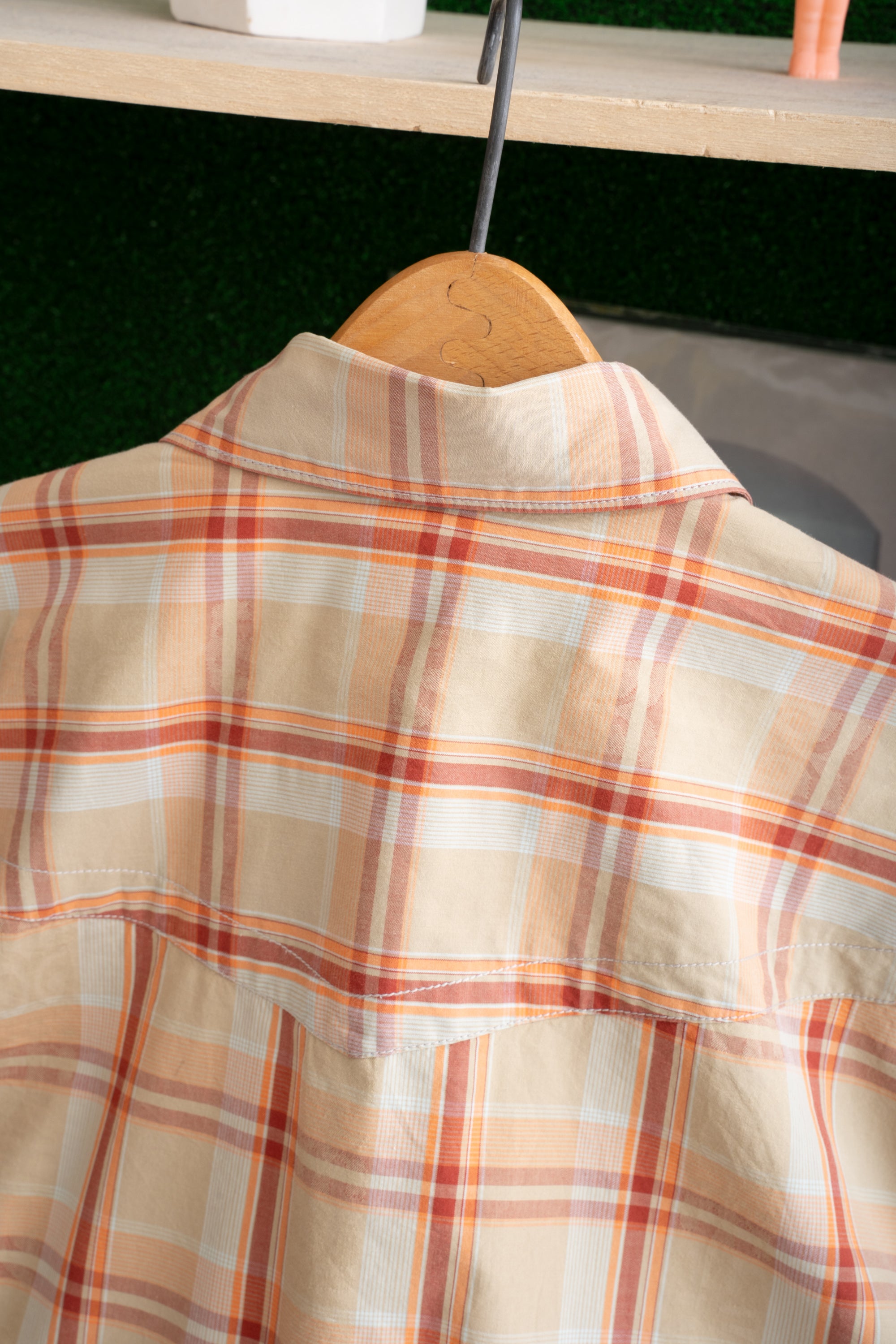00S QUICK SILVER CHECKED SHIRT