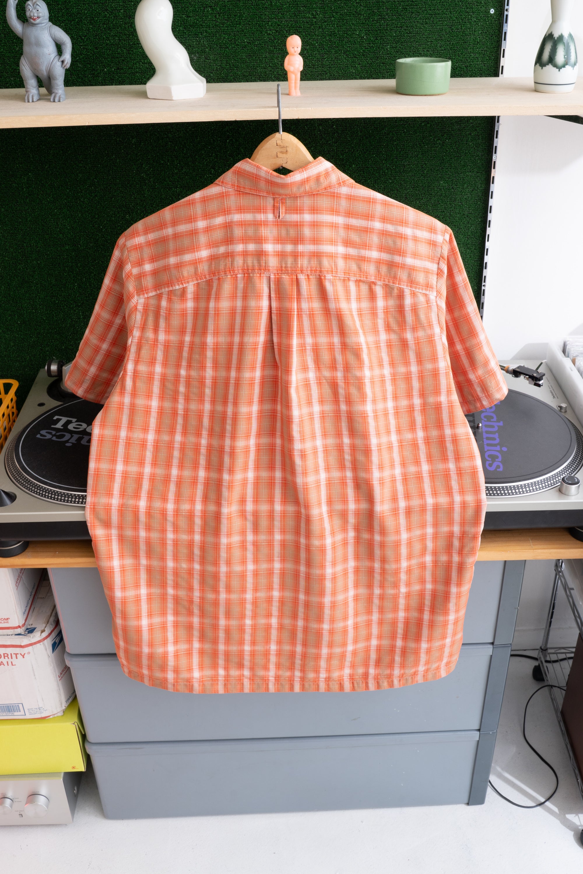 90~00S CHLOROPHYLLE CHECKED SHIRT
