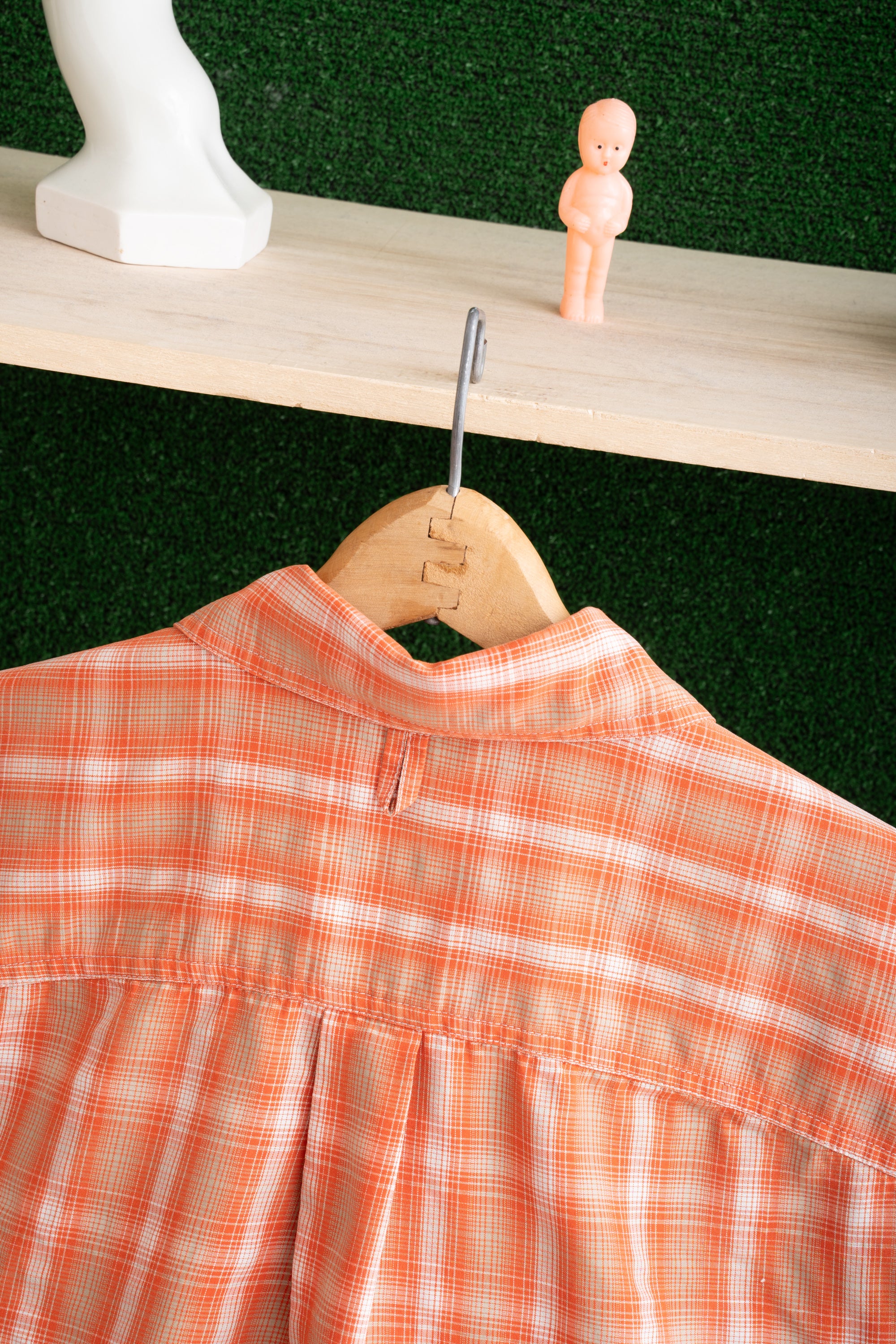 90~00S CHLOROPHYLLE CHECKED SHIRT
