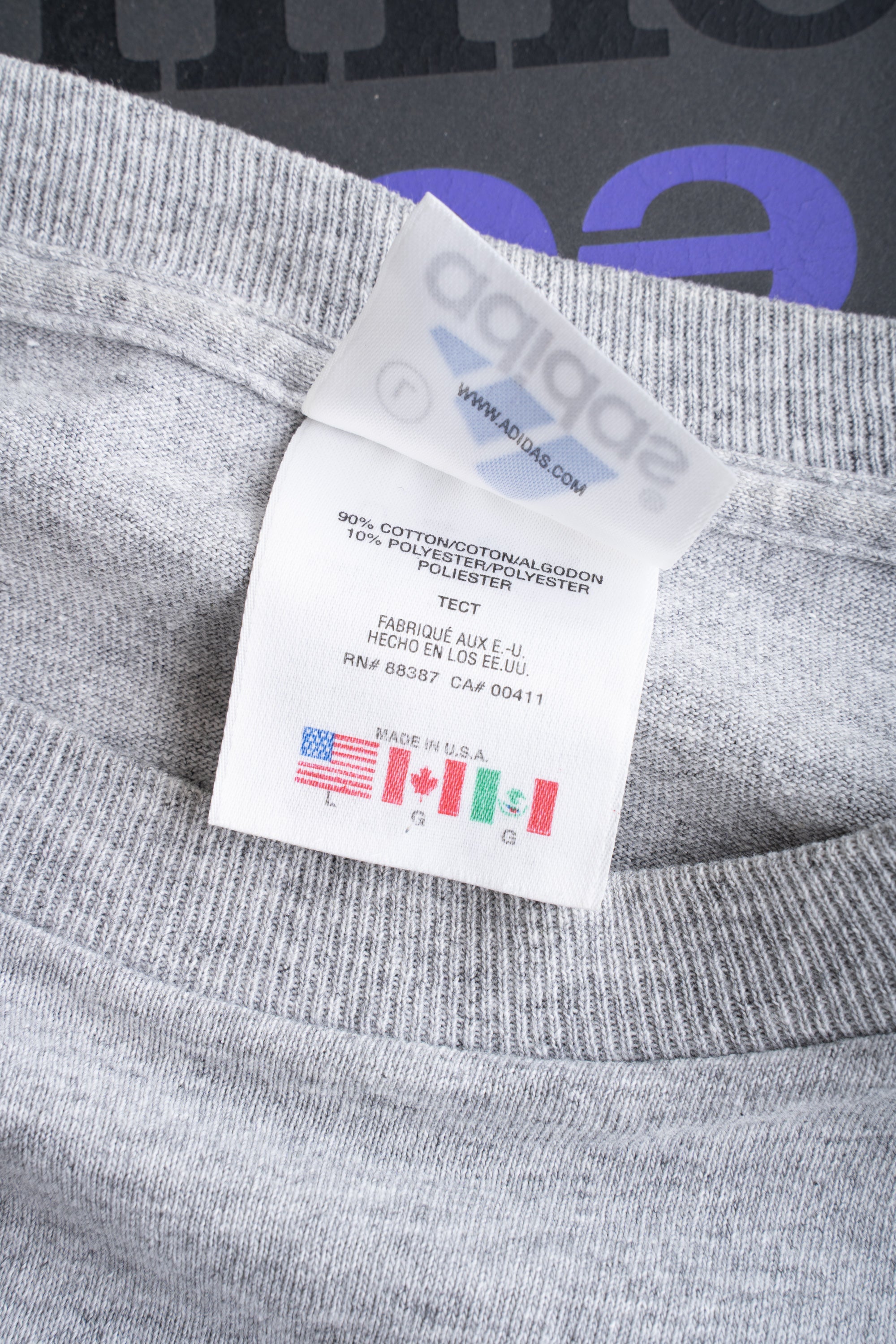 90~00S MADE IN USA ADIDAS GRAPHIC T-SHIRT