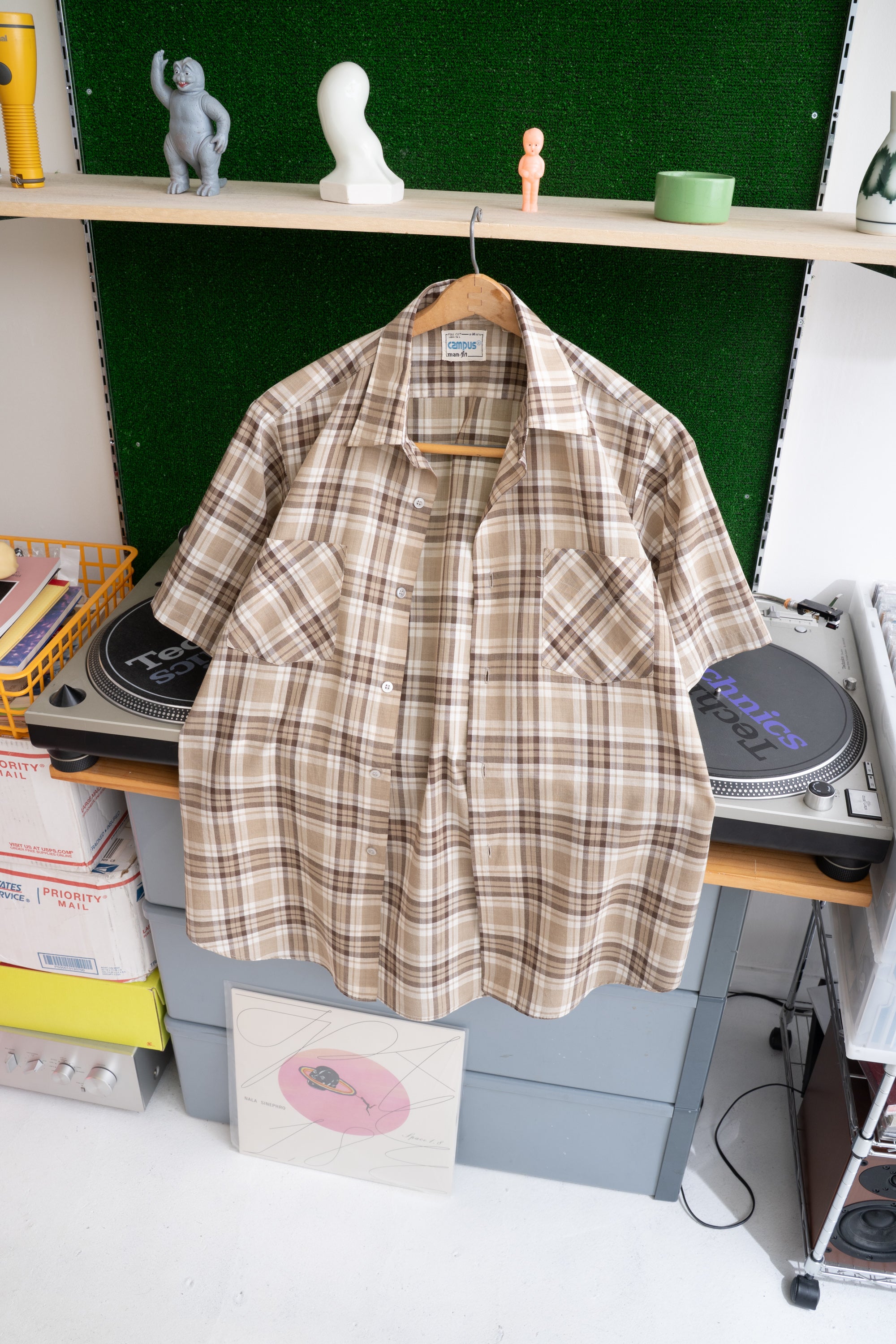 80S CAMPUS CHCKED SHIRT