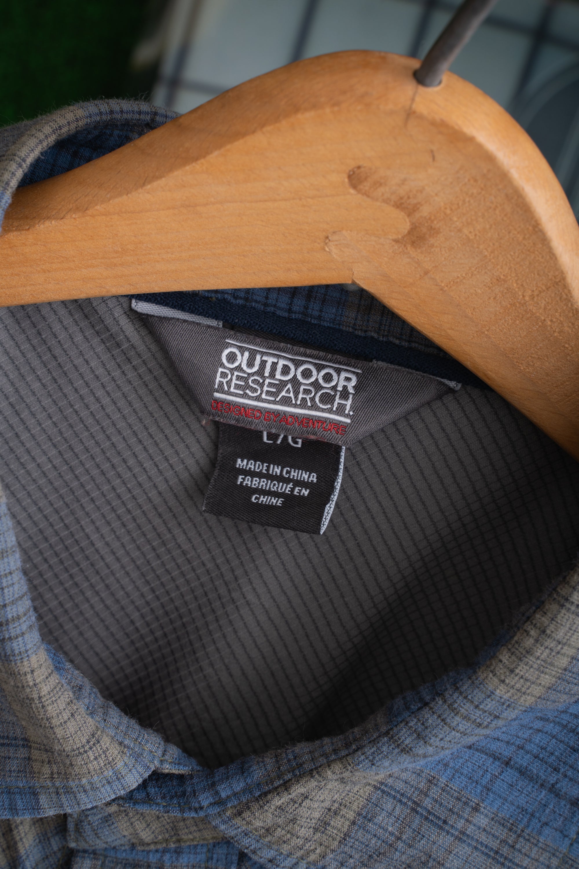 10S OUTDOOR RESEARCH CHECKED SHIRT
