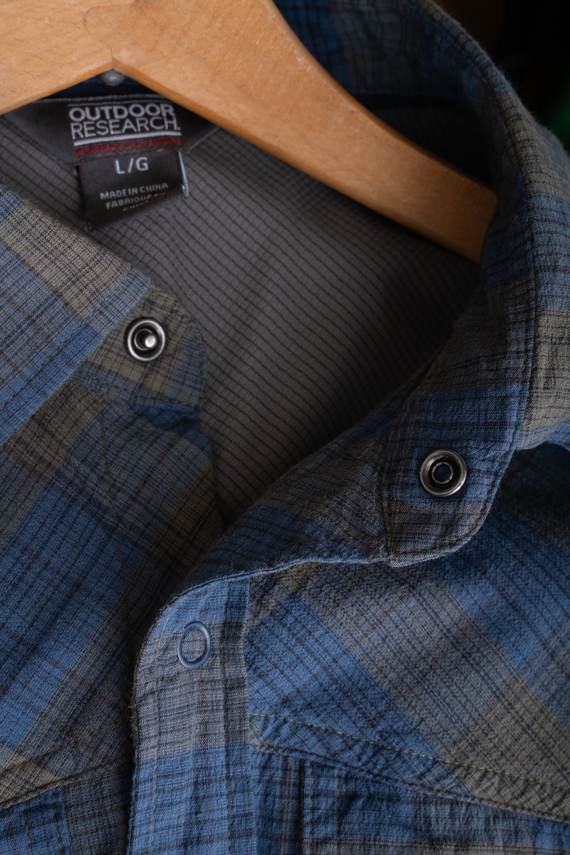 10S OUTDOOR RESEARCH CHECKED SHIRT