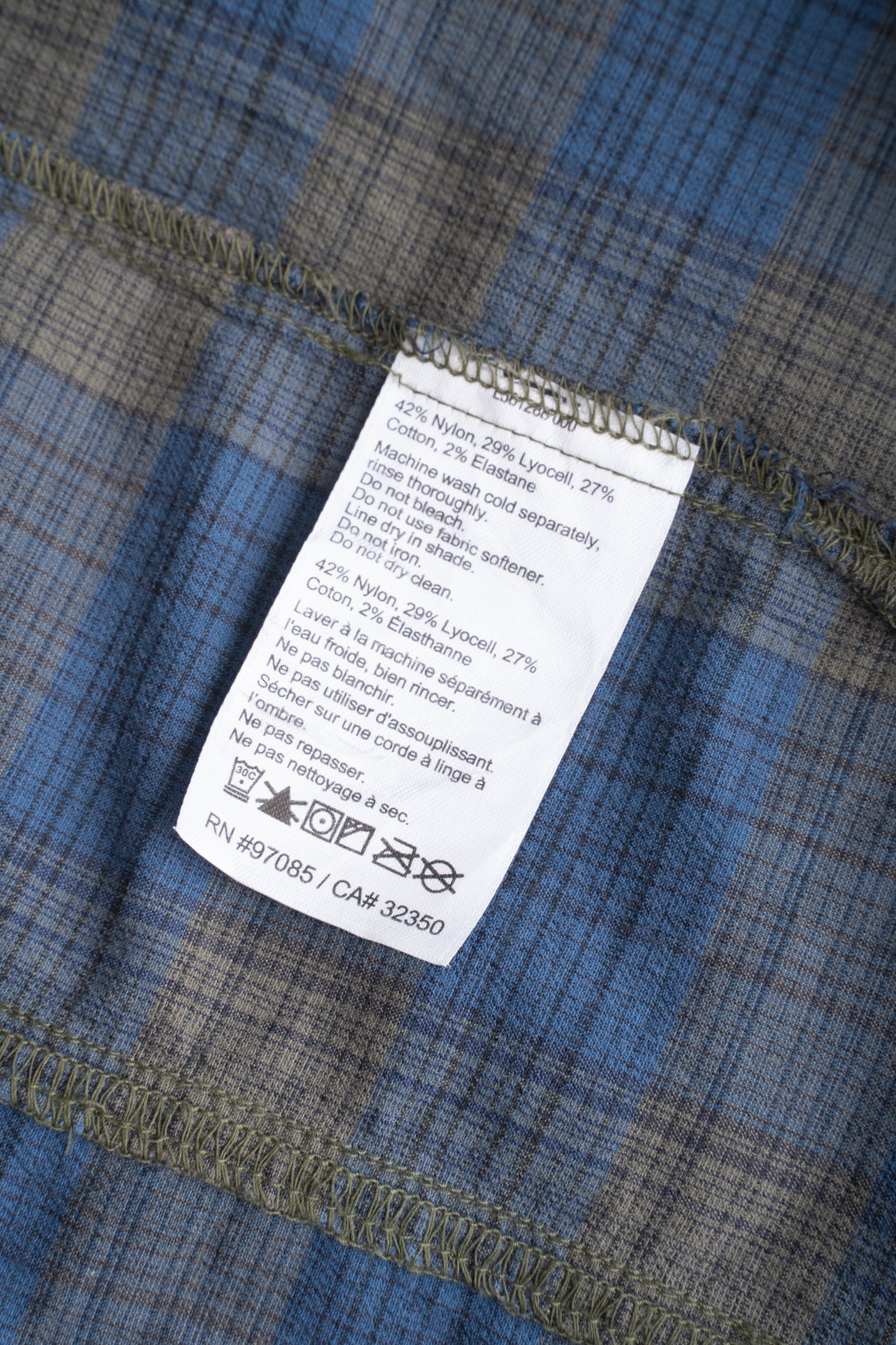 10S OUTDOOR RESEARCH CHECKED SHIRT