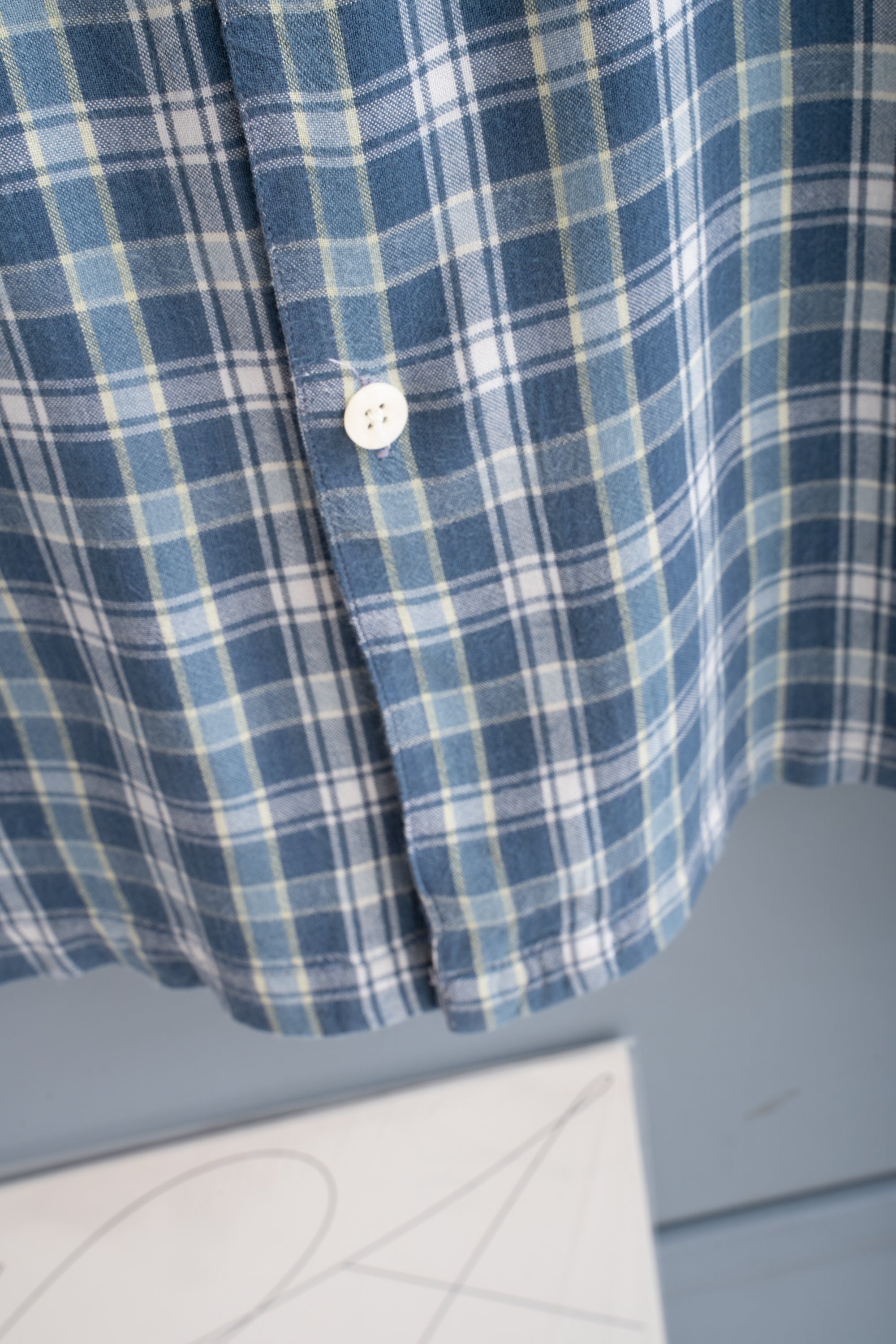 90S U.S.EXPEDITION CHECKED RAYON SHIRT