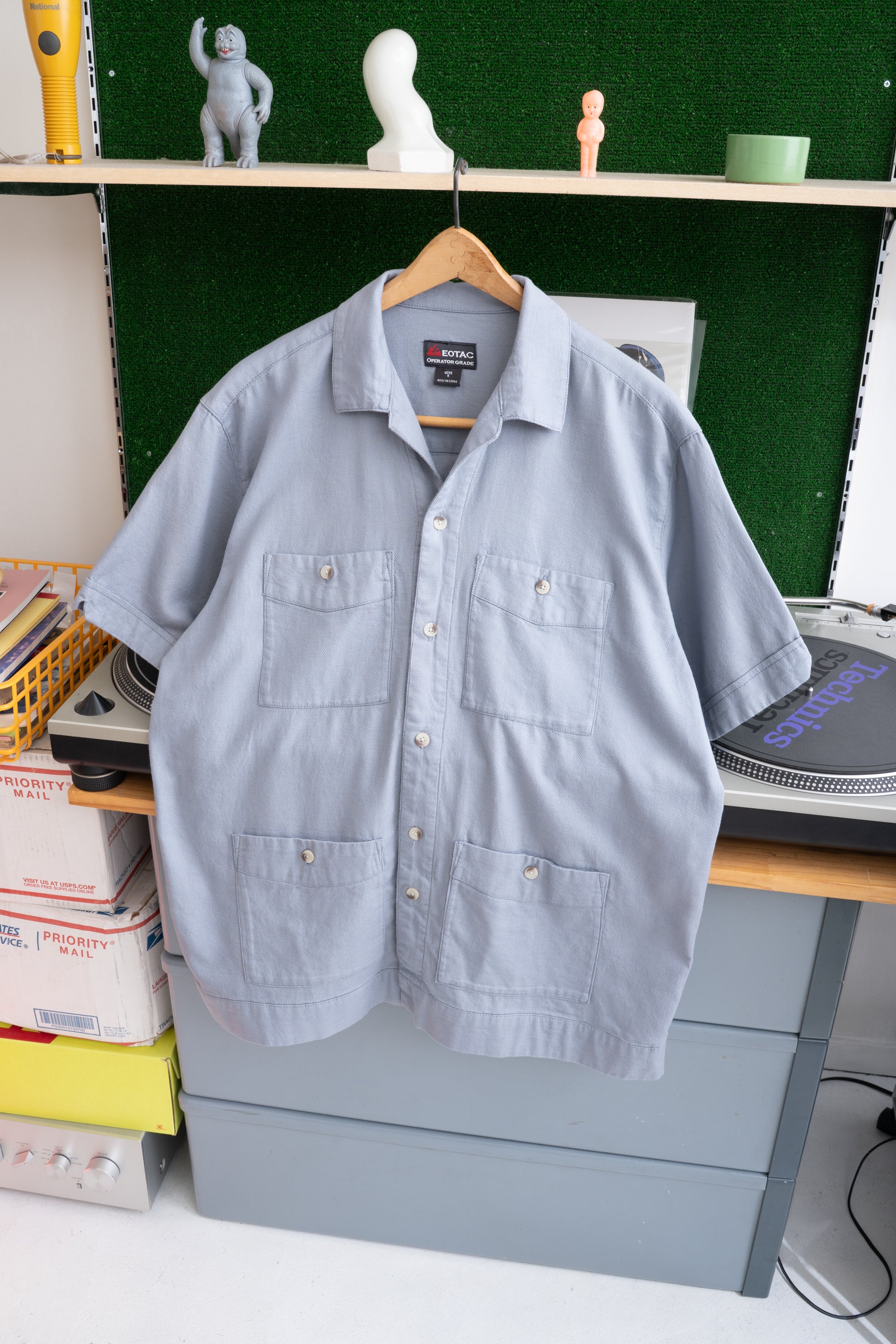 90~00S EOTAC MOSS STITCH CUBA SHIRT