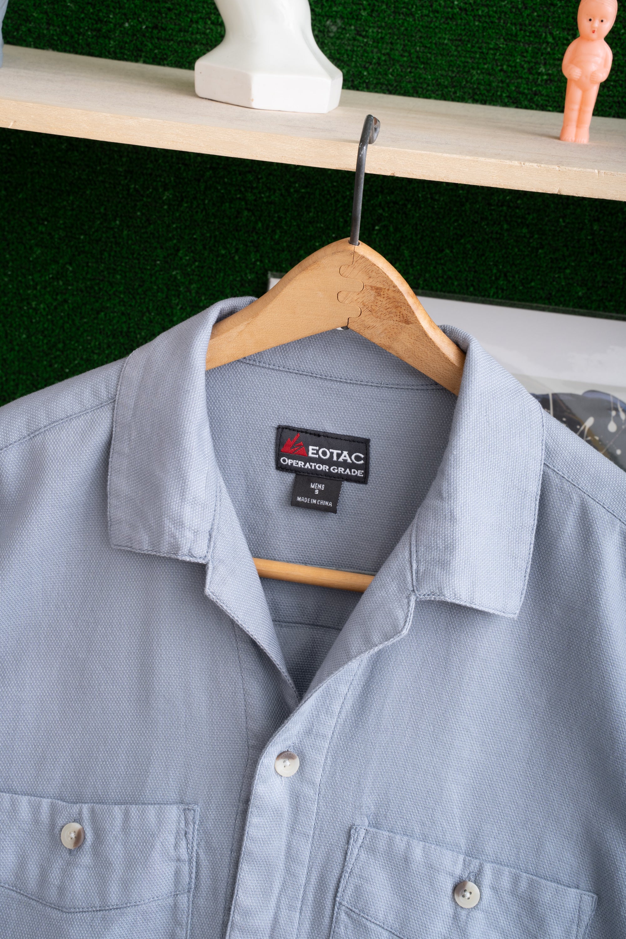 90~00S EOTAC MOSS STITCH CUBA SHIRT