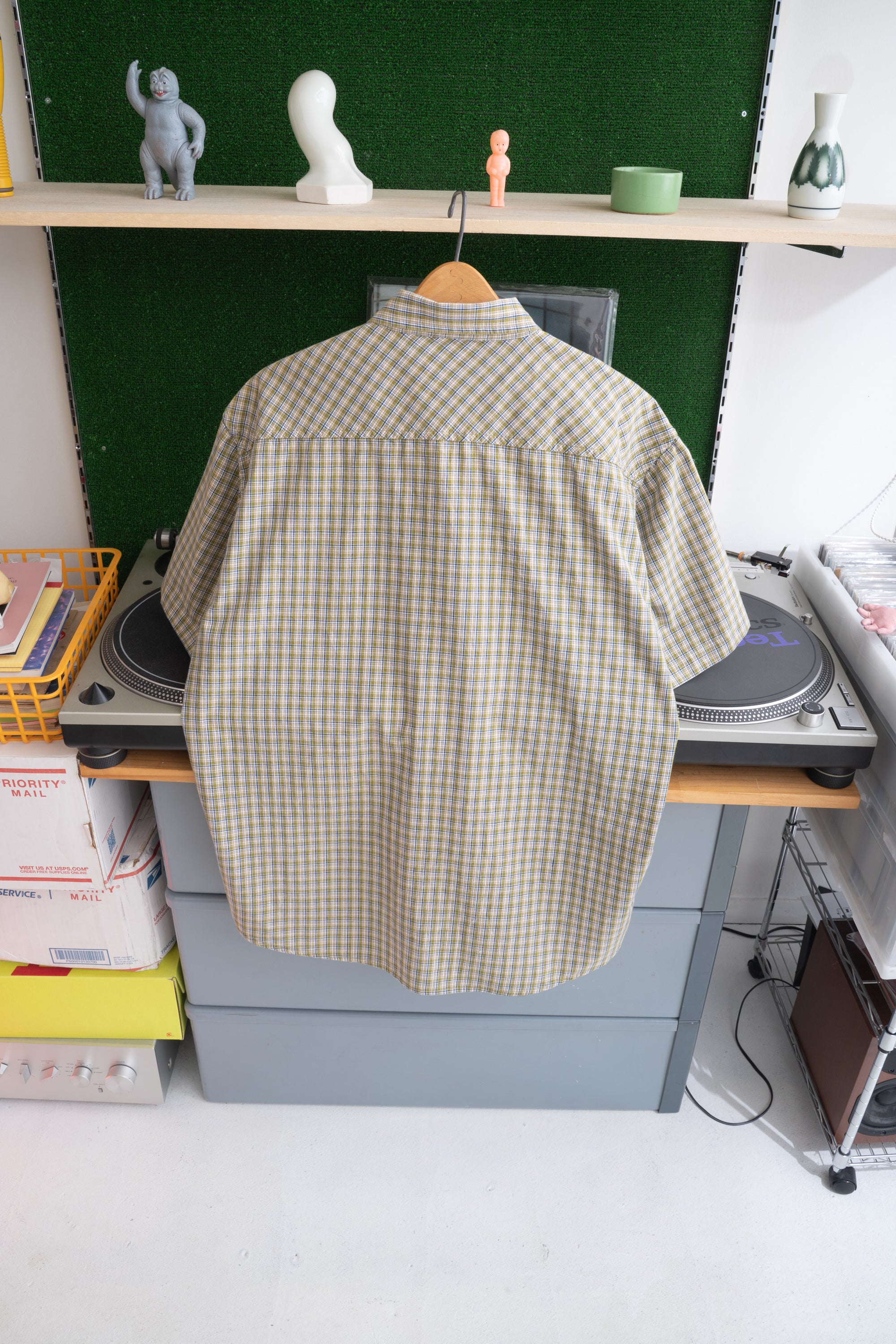 90S U.S.EXPEDITION CHECKED SHIRT