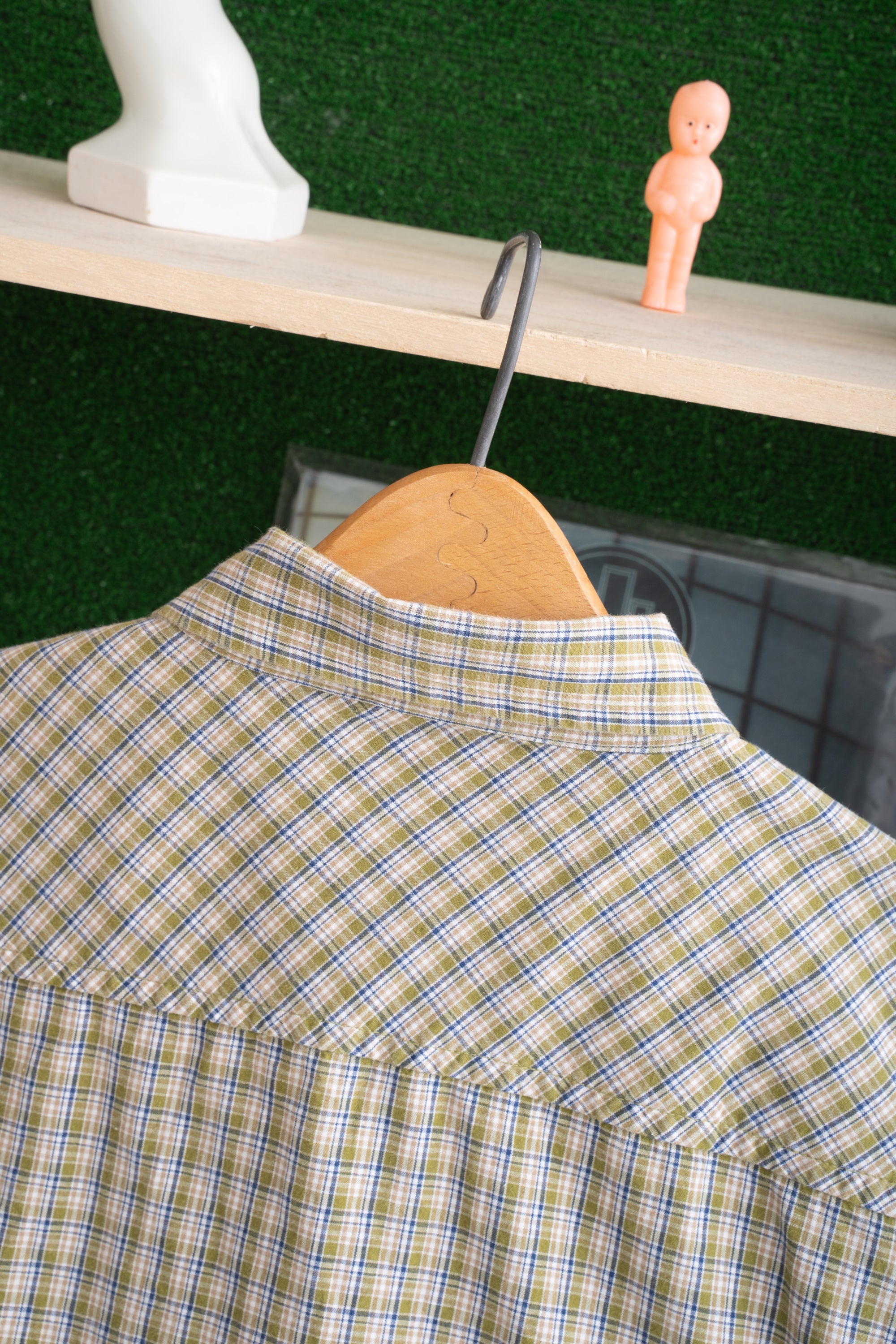90S U.S.EXPEDITION CHECKED SHIRT
