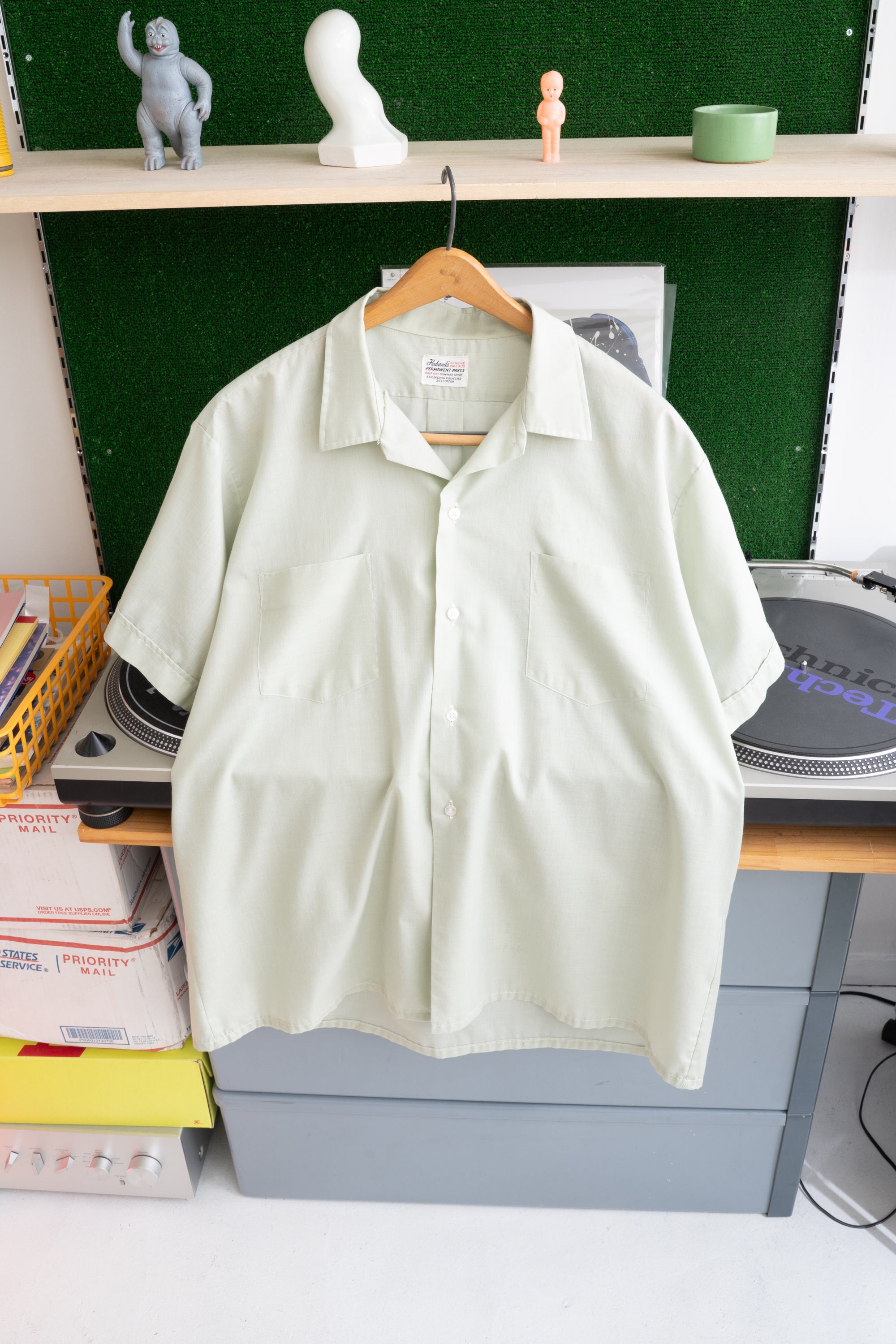 60S HABAND OPEN COLLAR SHIRT