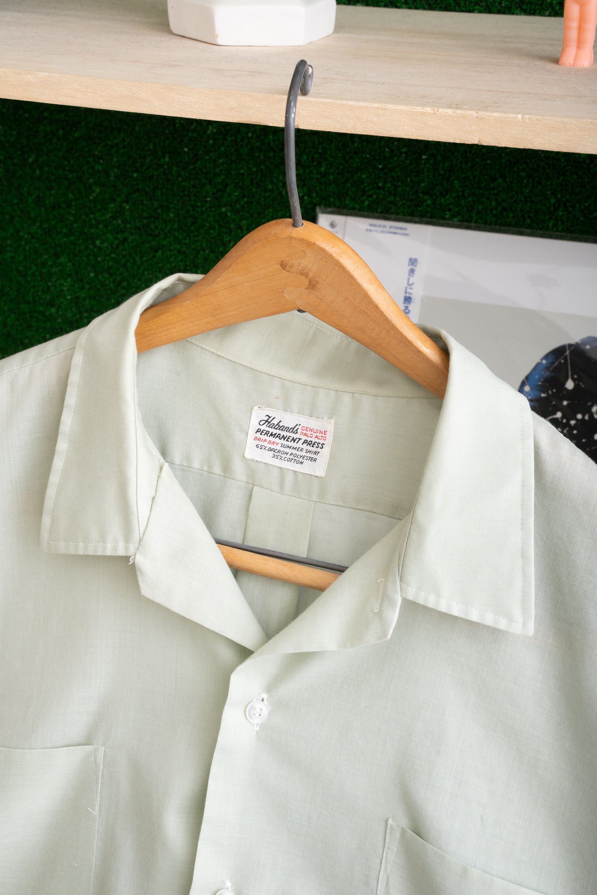 60S HABAND OPEN COLLAR SHIRT