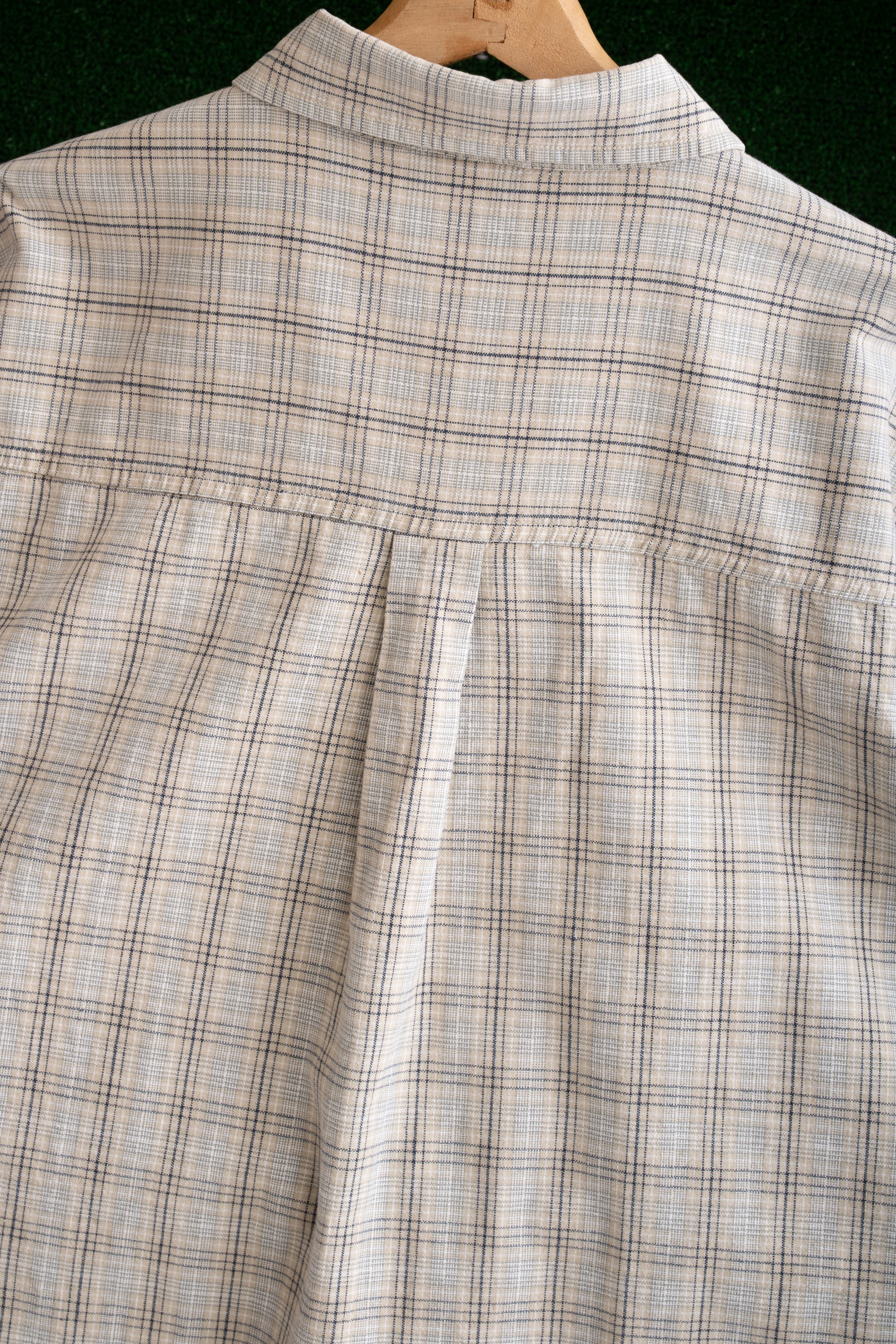 90S SHAH SAFARI CHECKED SHIRT