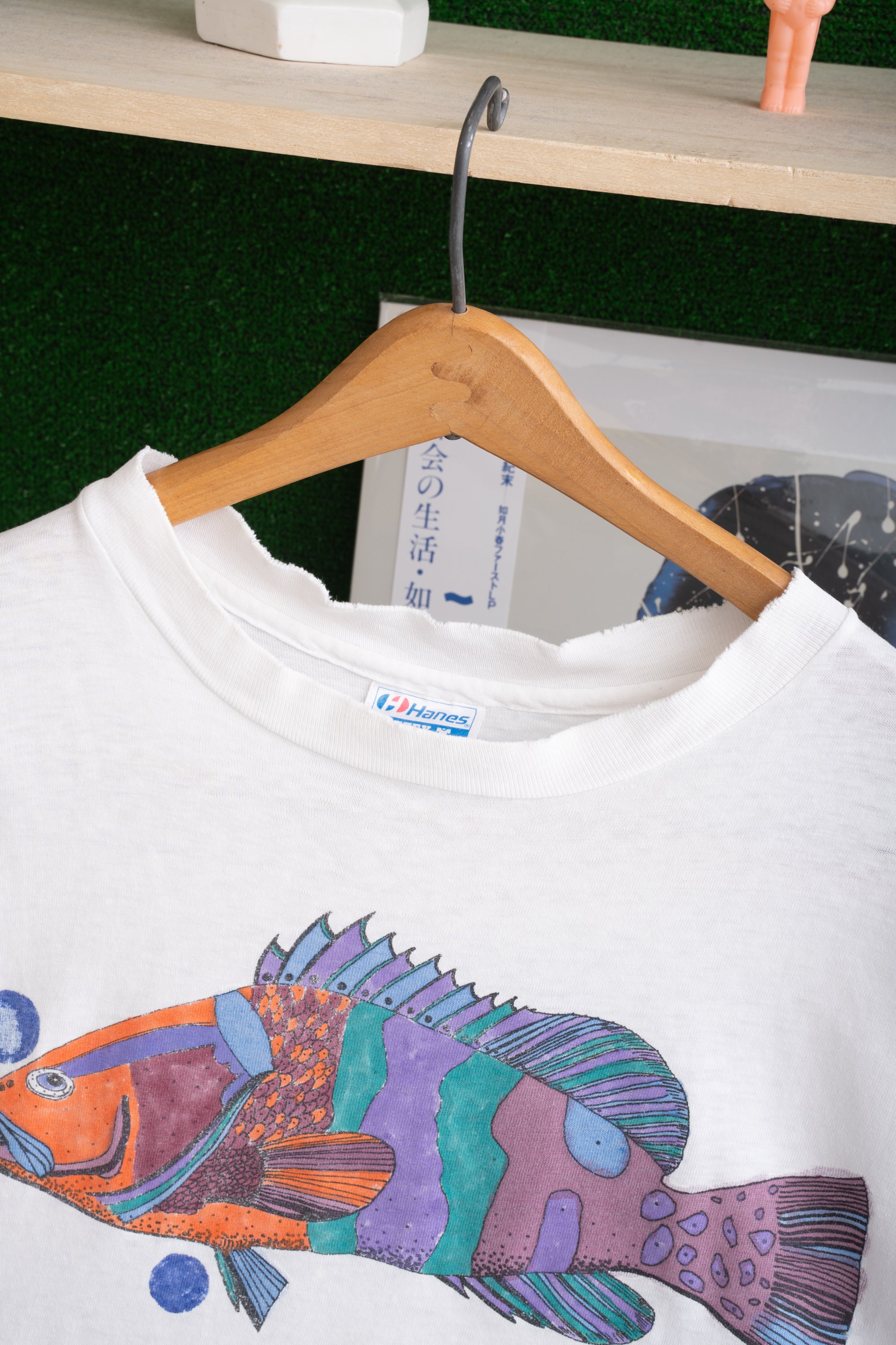 1988S MADE IN USA FISH T-SHIRT (ZERO GRAVITY DESIGNS)