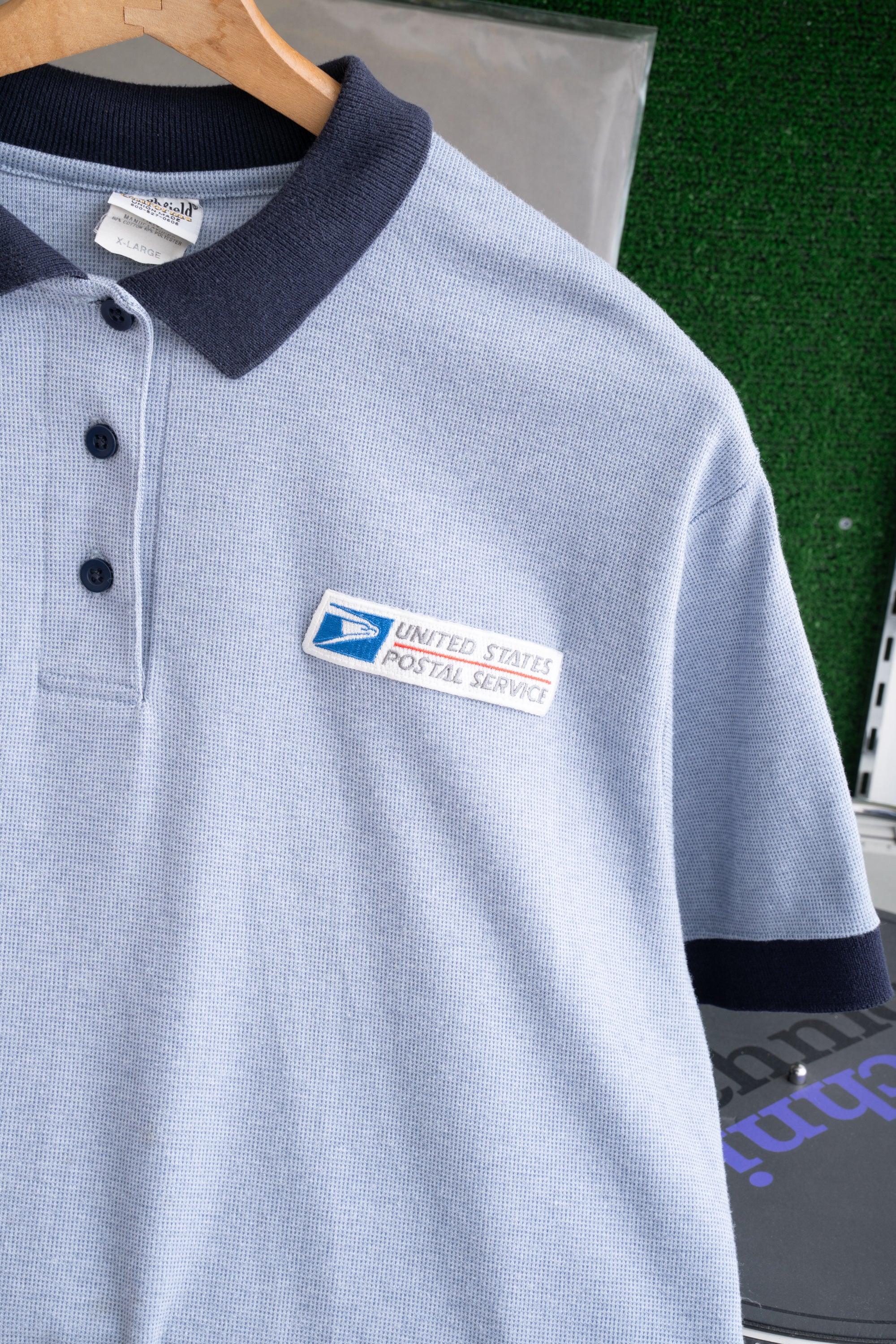 80~90S USPS POLO SHIRT