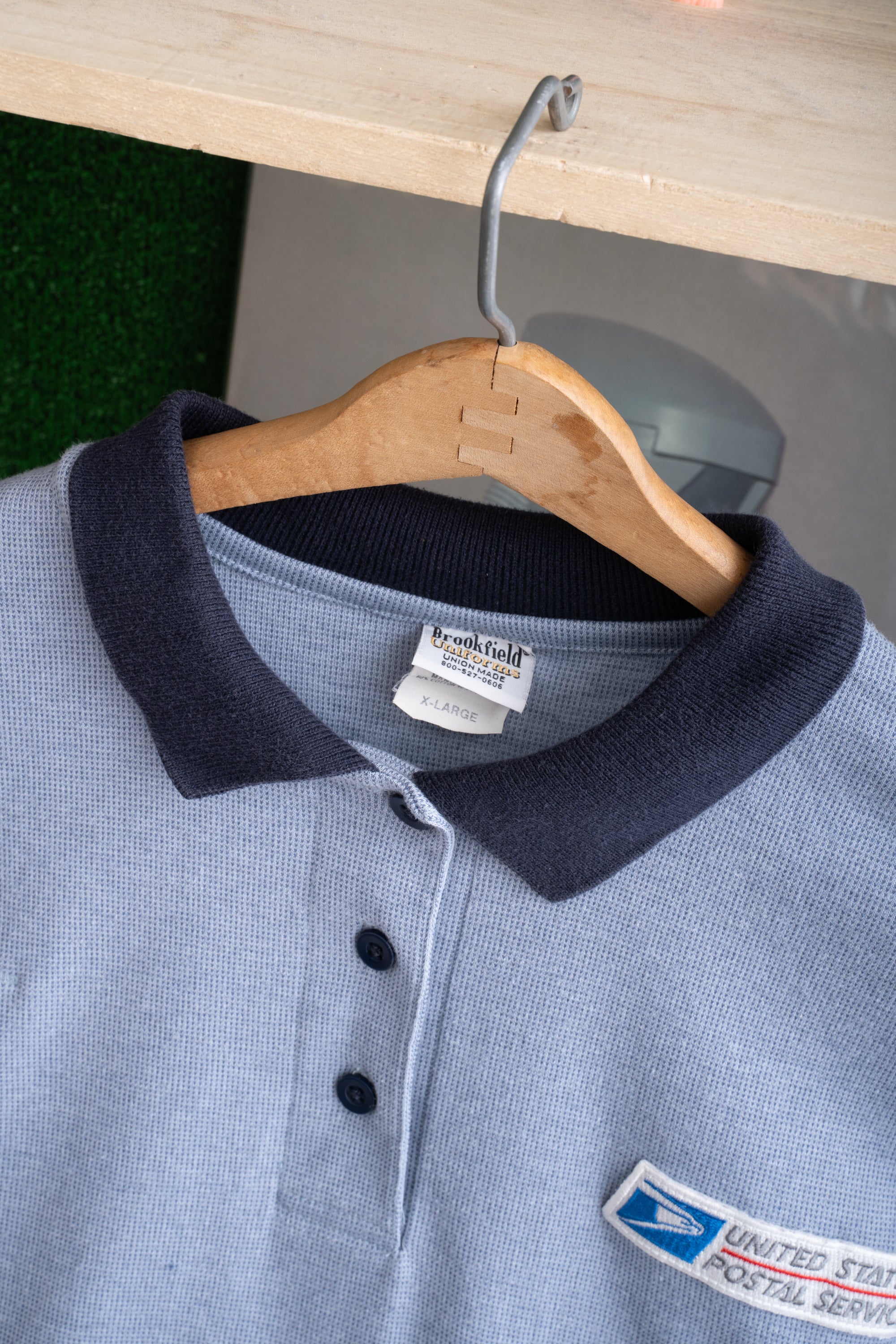 80~90S USPS POLO SHIRT