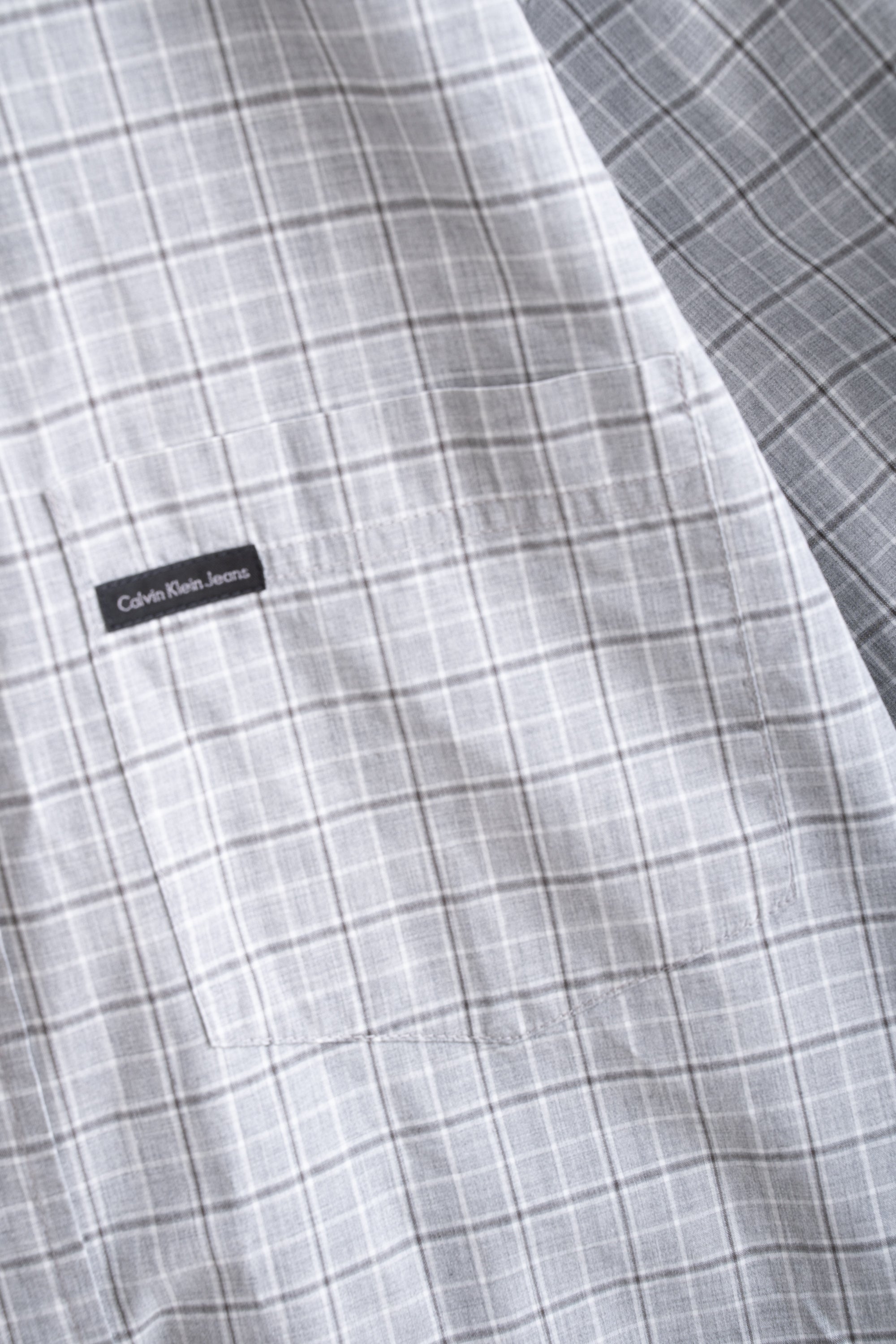 90S CALVIN KLEIN JEANS CHECKED SHIRT