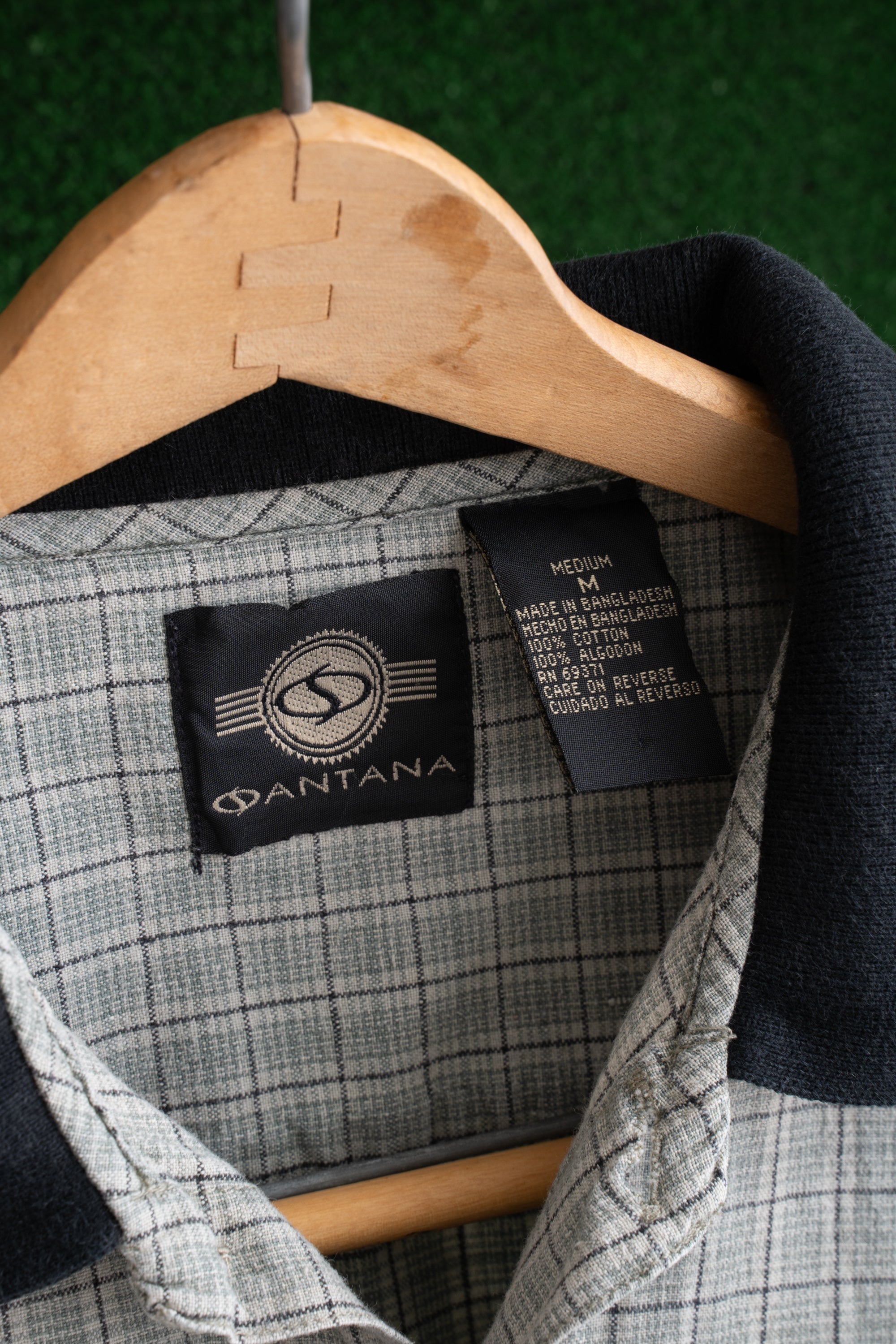 90S SANTANA CHECKED SHIRT