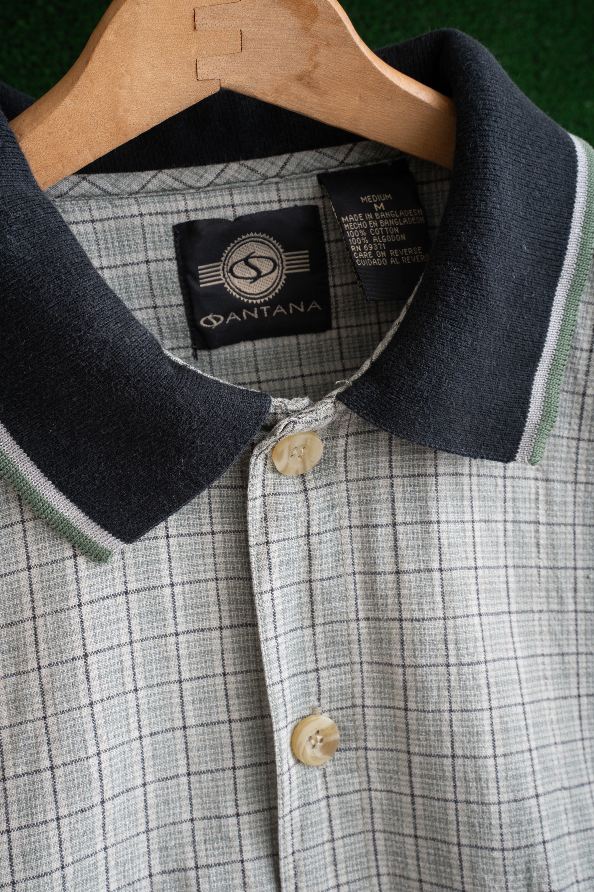 90S SANTANA CHECKED SHIRT