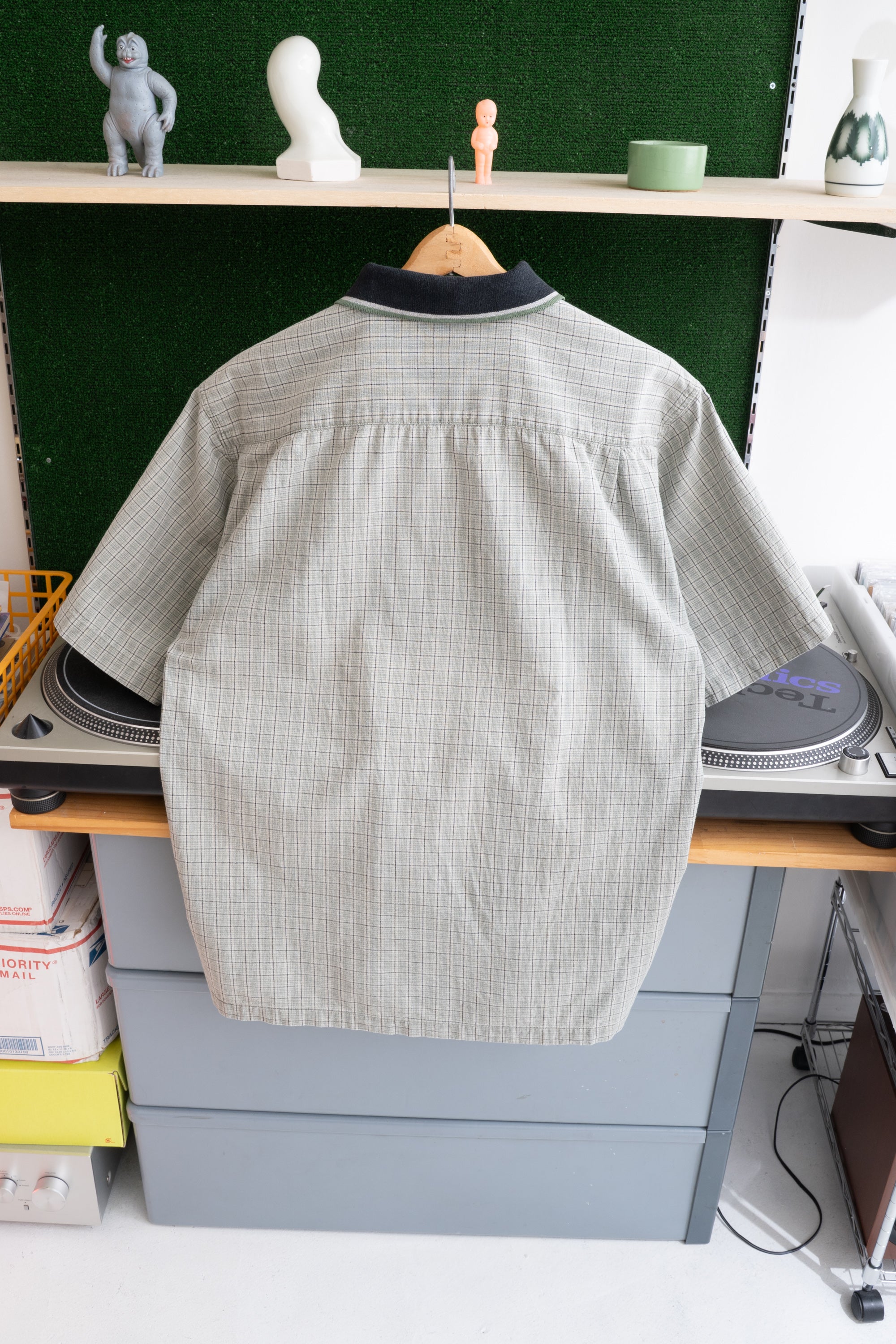 90S SANTANA CHECKED SHIRT
