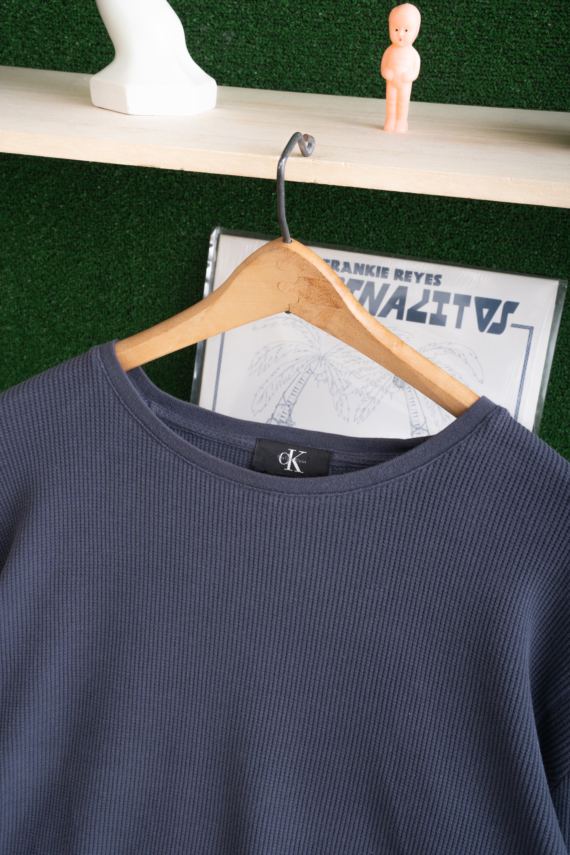 90S CALVIN KLEIN THEMAL PULLOVER