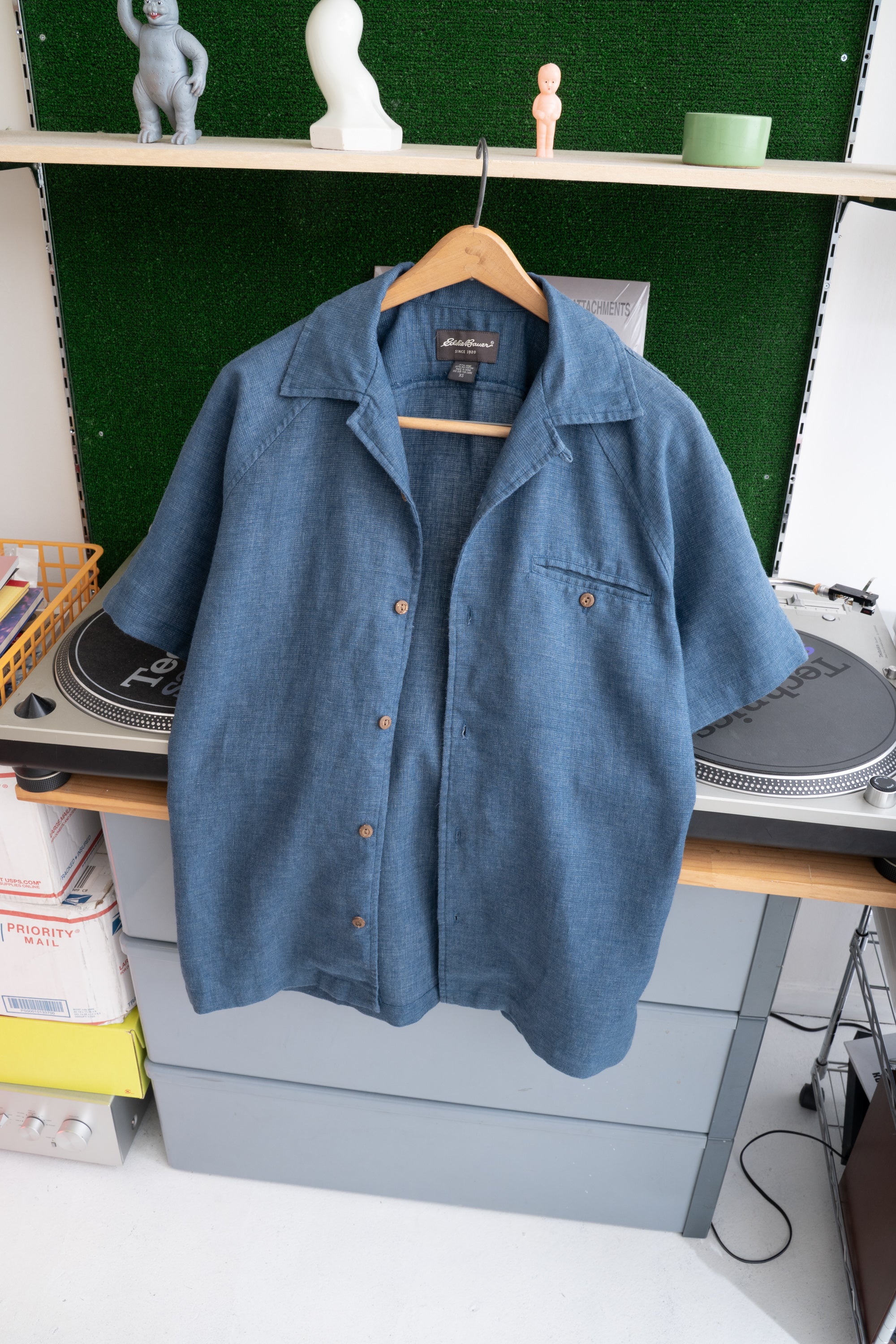 90~00S EDDIE BAUER HEMP SHIRT
