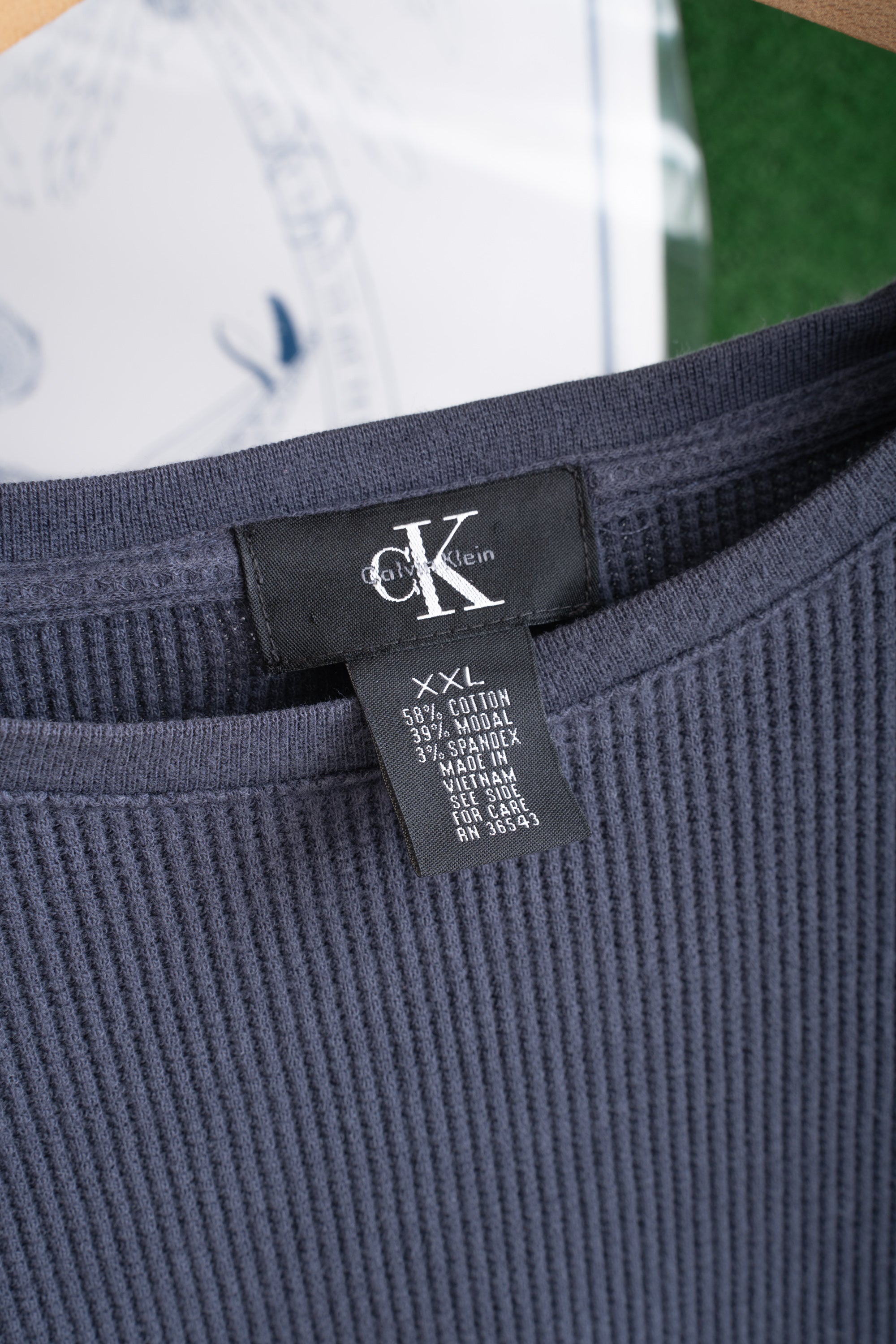 90S CALVIN KLEIN THEMAL PULLOVER
