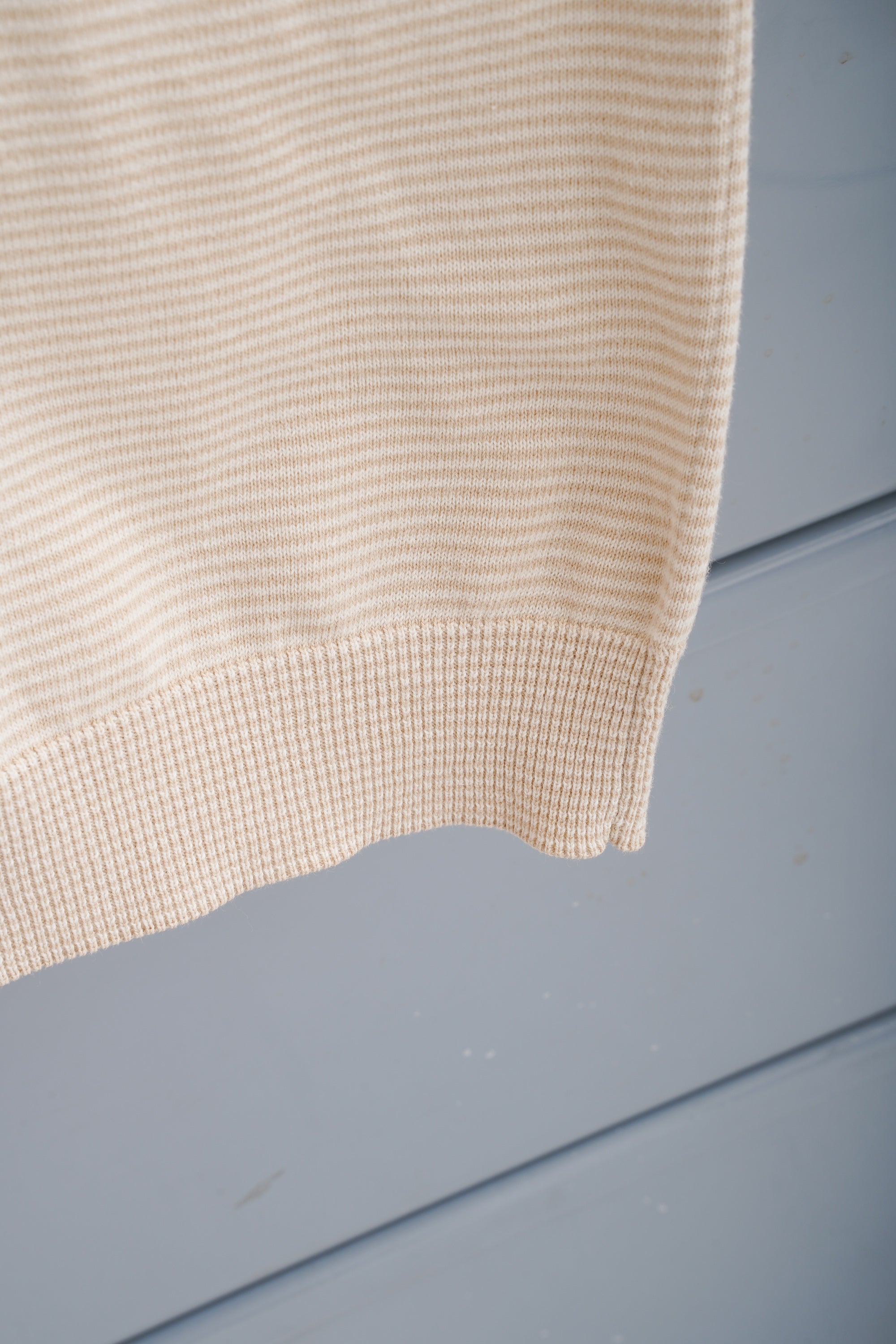90S GAP STRIPED COTTON KNIT POLO SHIRT