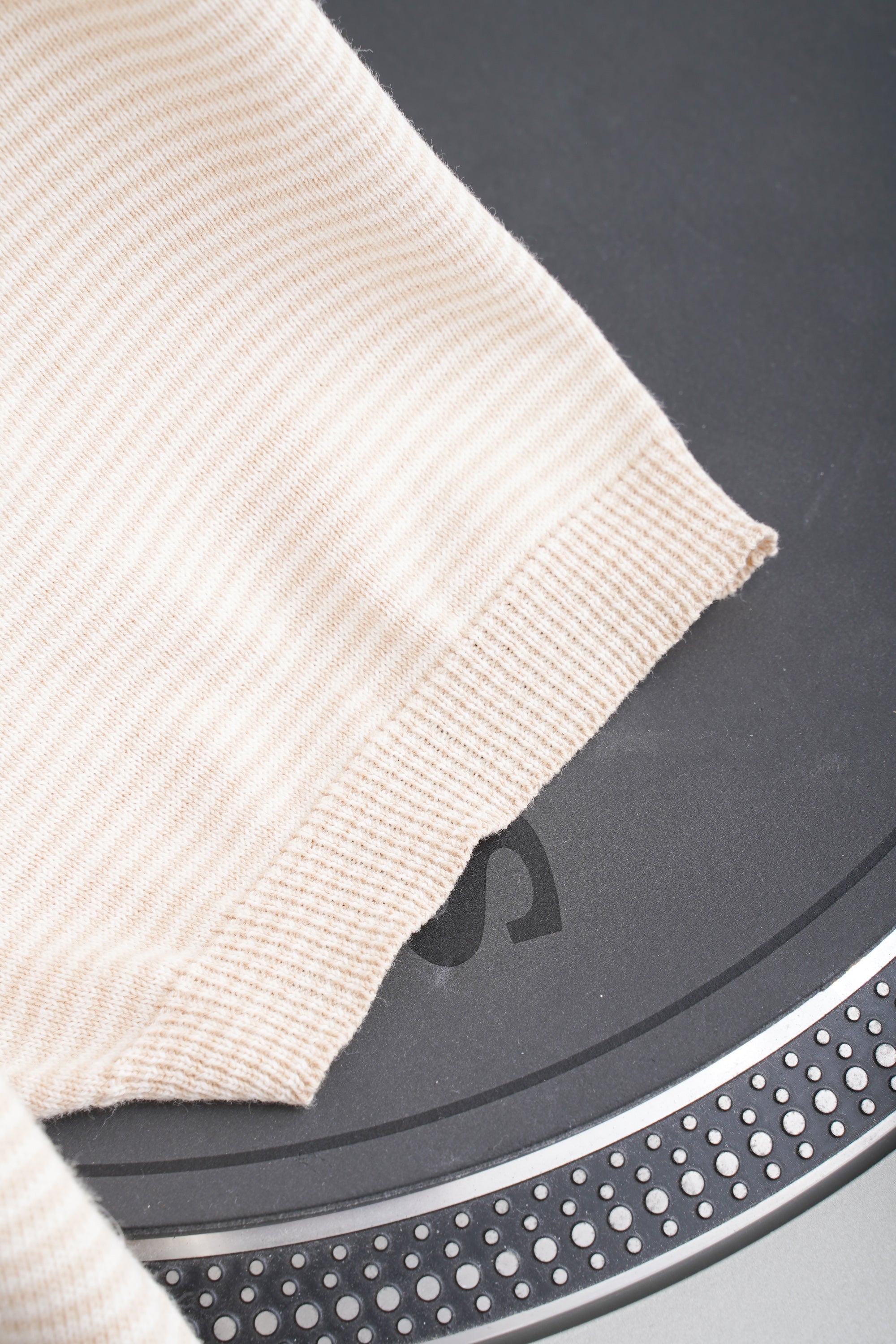 90S GAP STRIPED COTTON KNIT POLO SHIRT