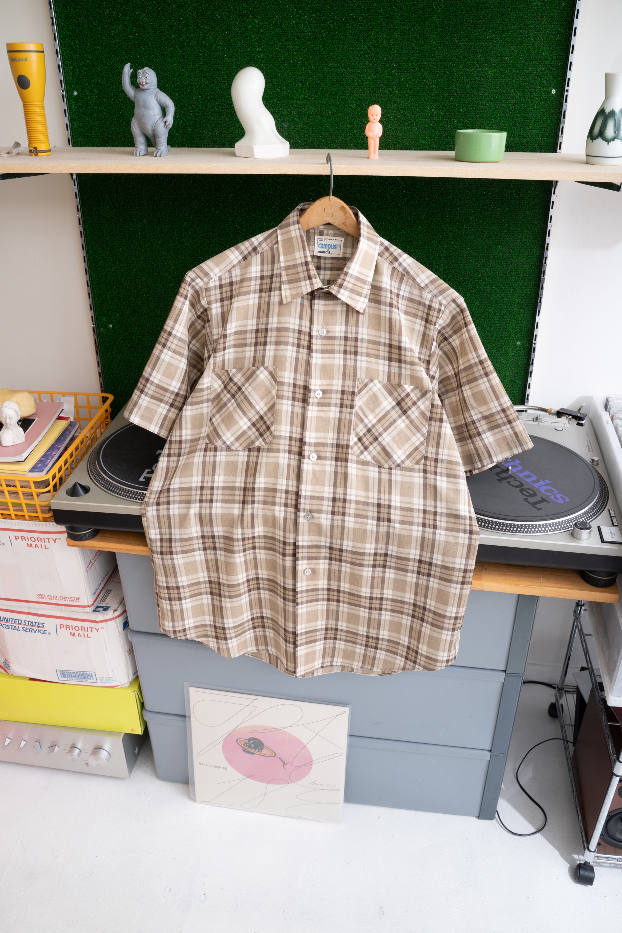 80S CAMPUS CHCKED SHIRT