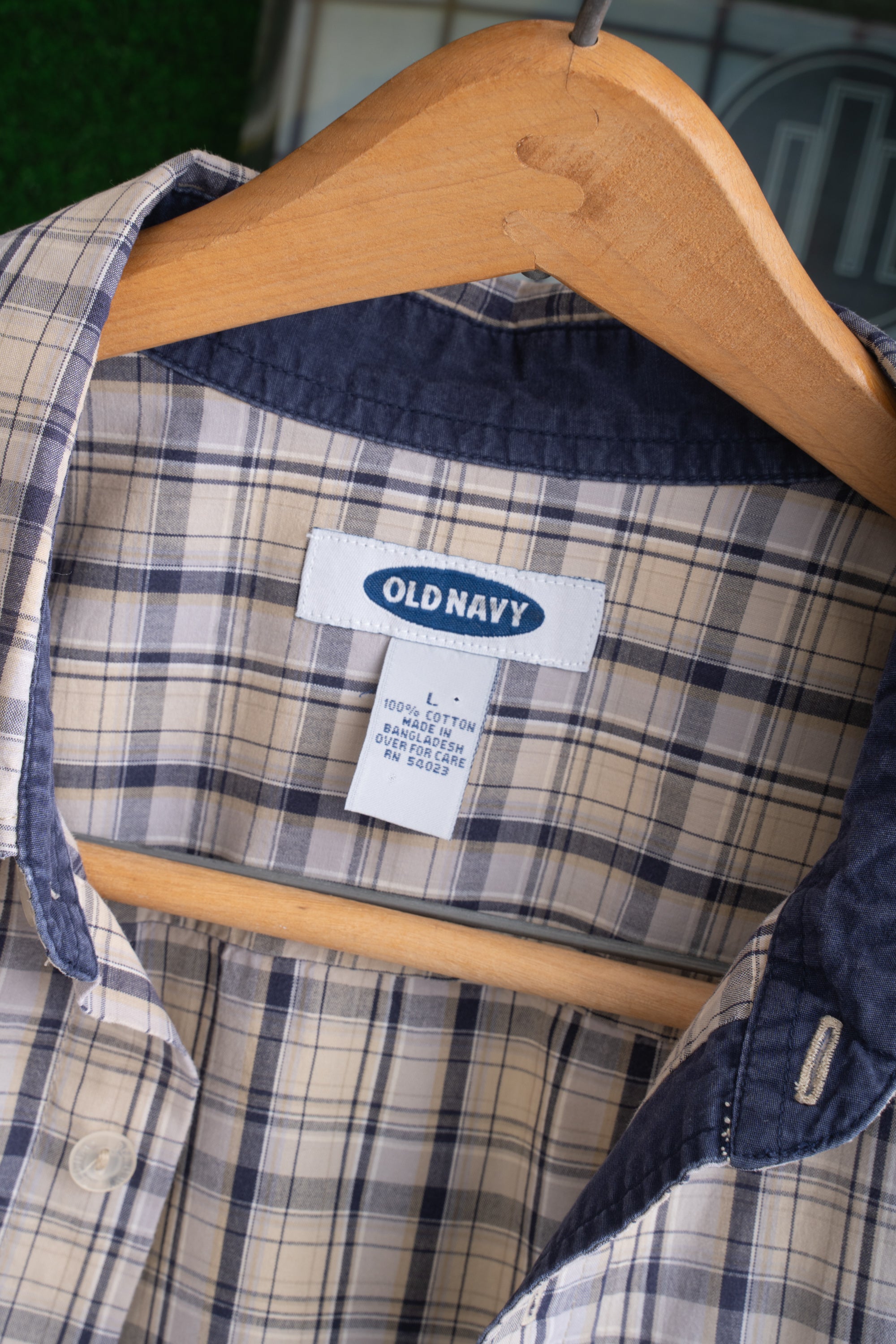 90S OLD NAVY CHECKED SHIRT