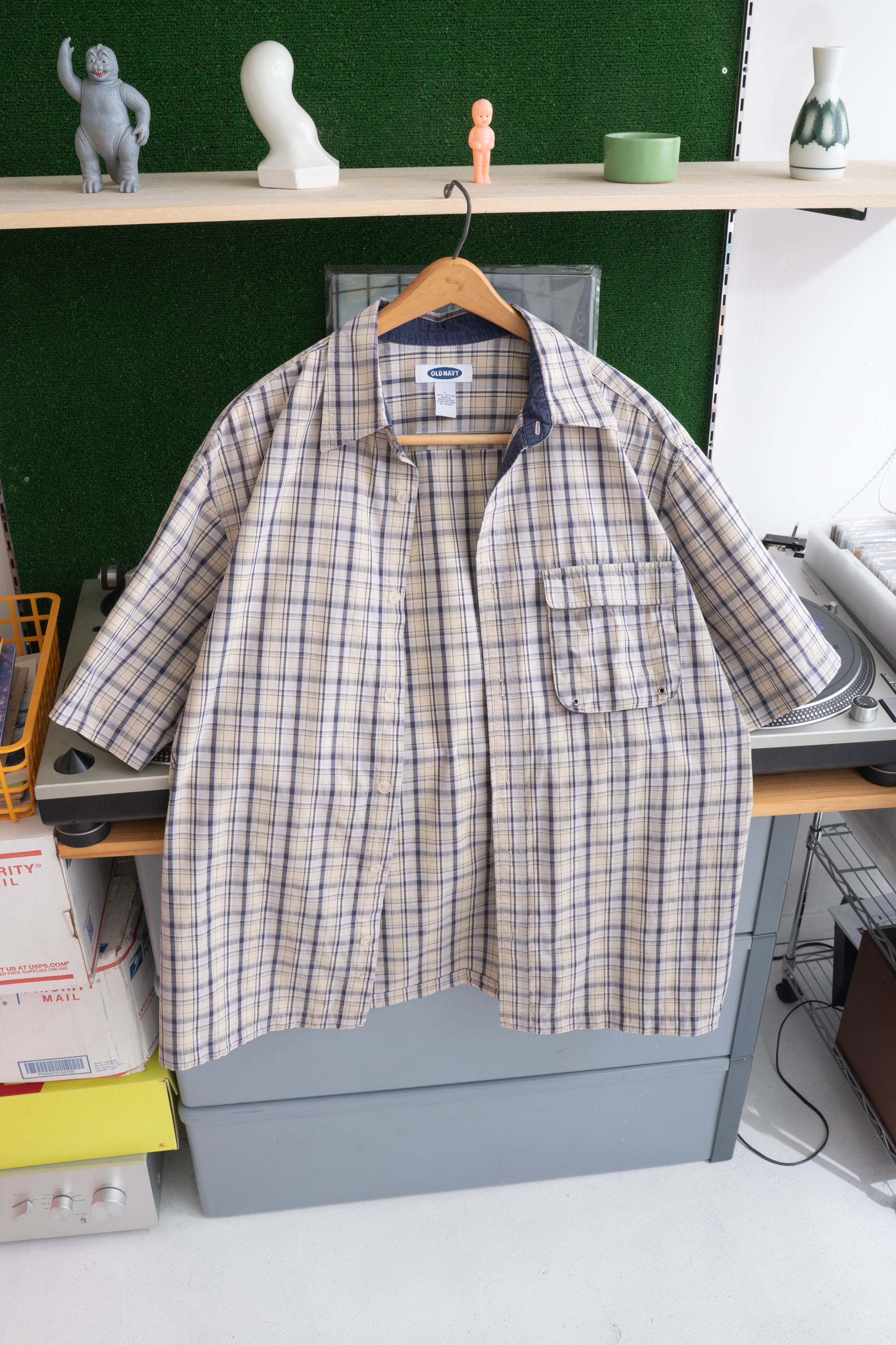 90S OLD NAVY CHECKED SHIRT
