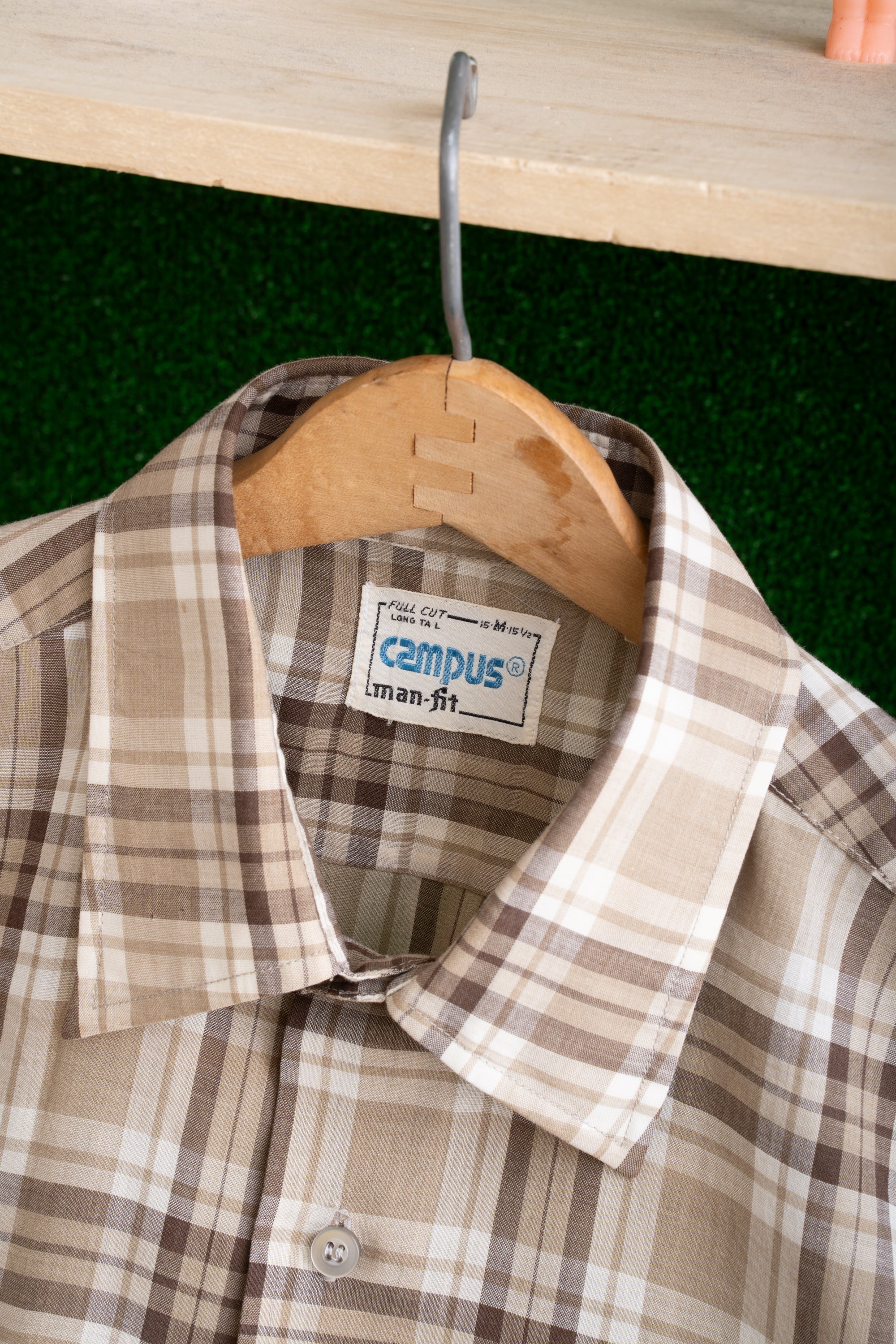 80S CAMPUS CHCKED SHIRT
