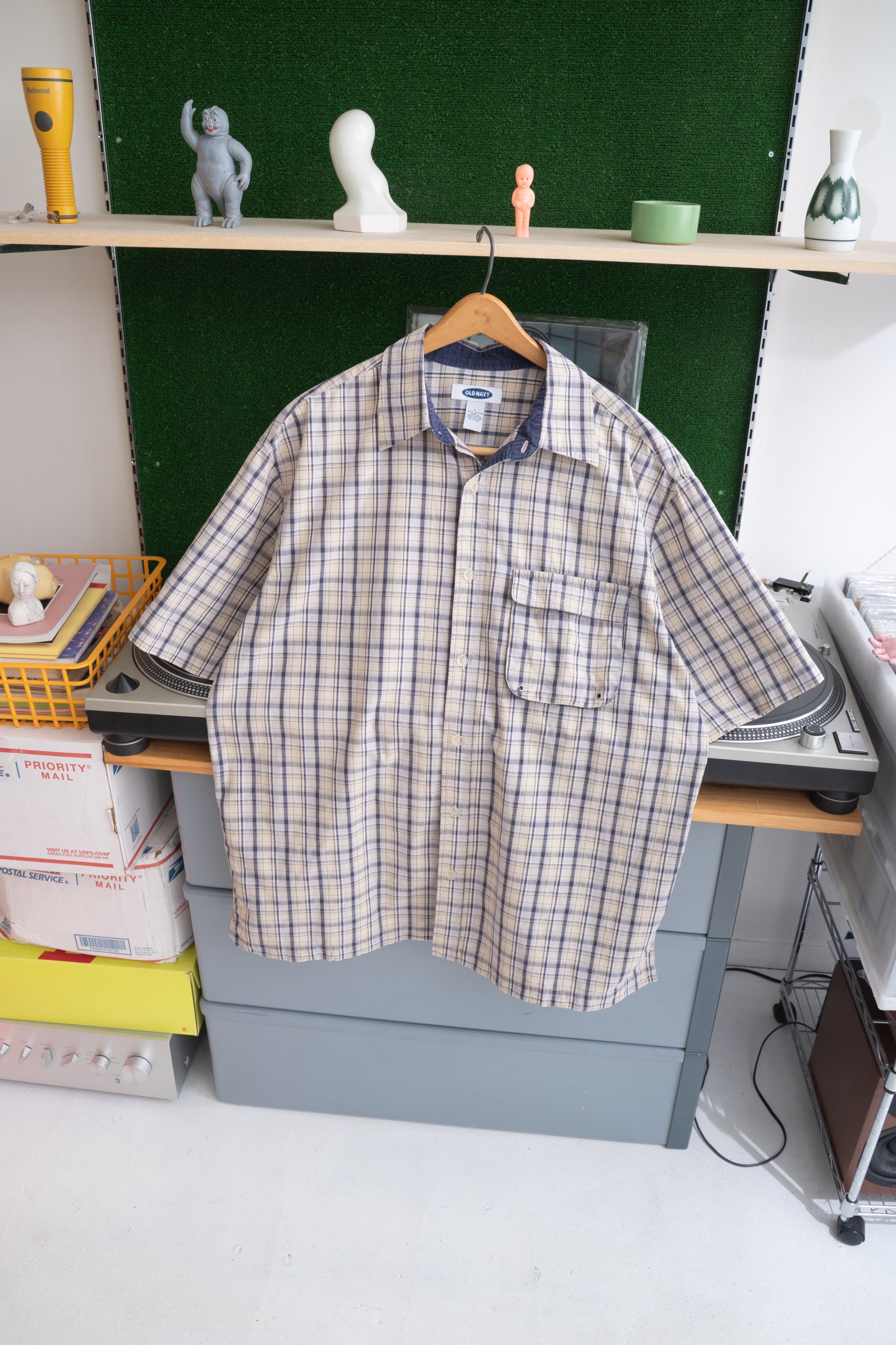 90S OLD NAVY CHECKED SHIRT
